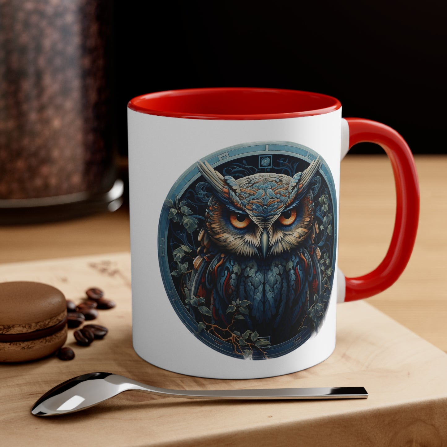 Blue Owl Accent Coffee Mug, 11oz