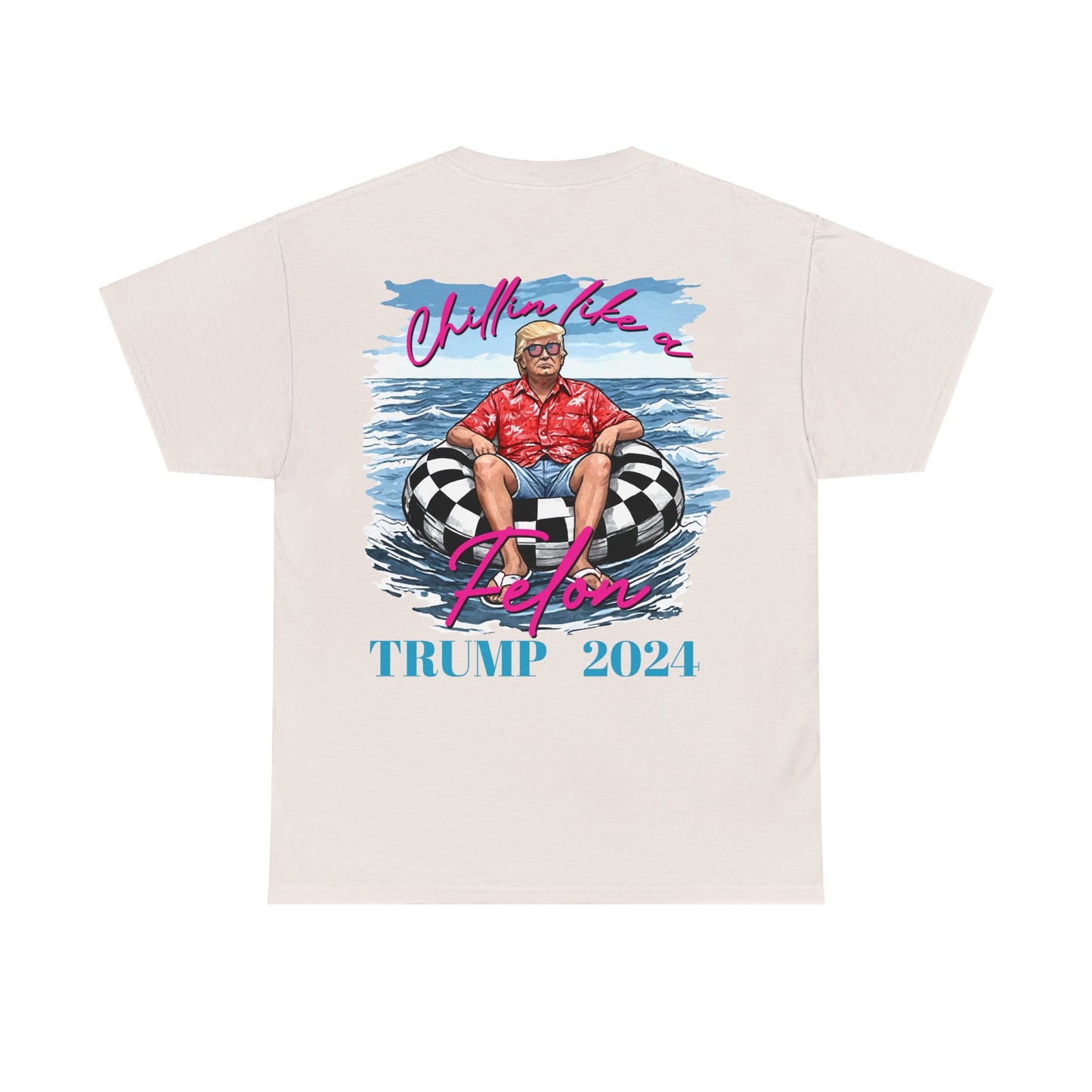 Chillin Like a Fellon! Trump 2024 T-Shirt cotton