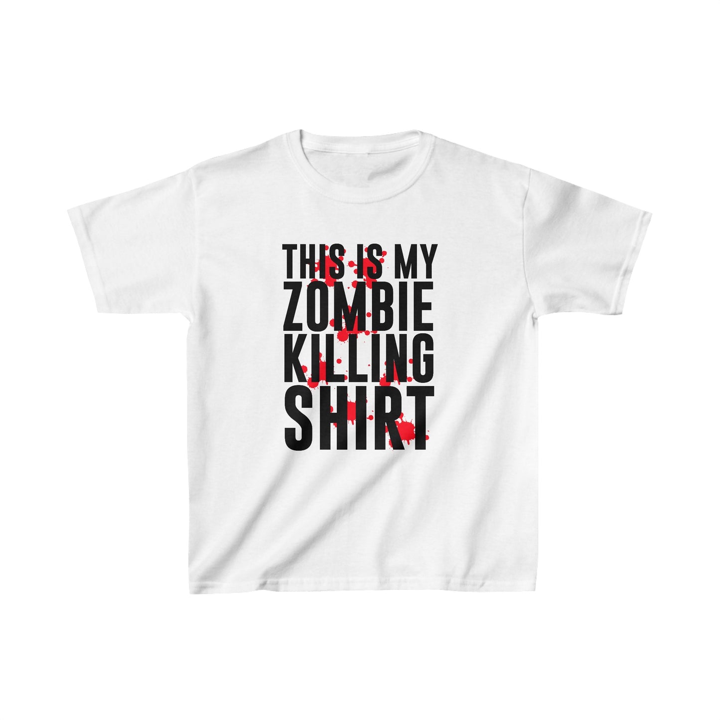 Zombie killing shirt! Kids Heavy Cotton™ Tshirt