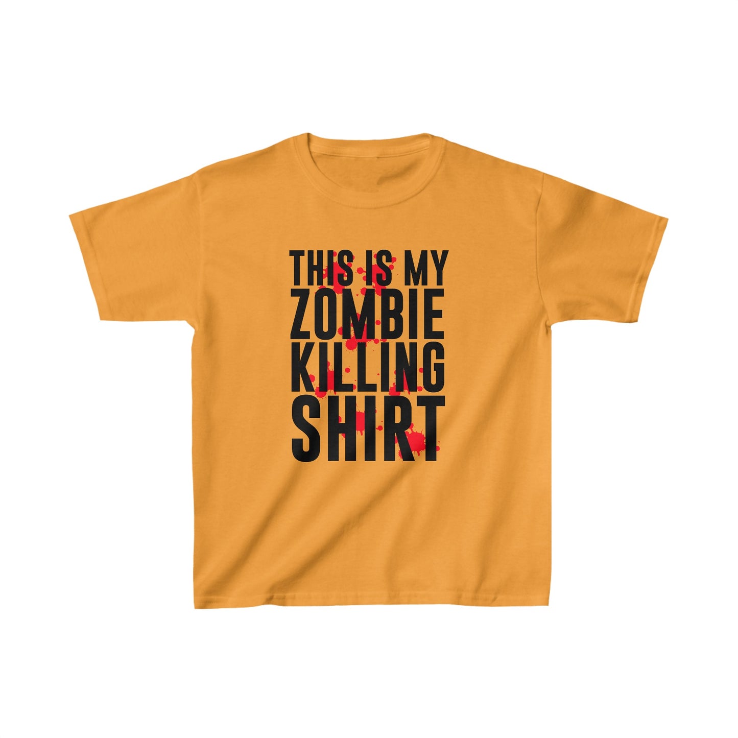 Zombie killing shirt! Kids Heavy Cotton™ Tshirt