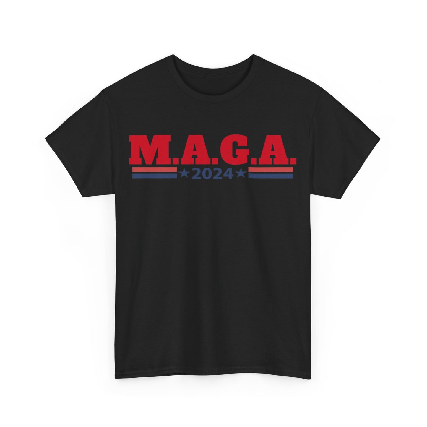 The Trump Card! MAGA 2024, Heavy Cotton Tee, Republican party support.