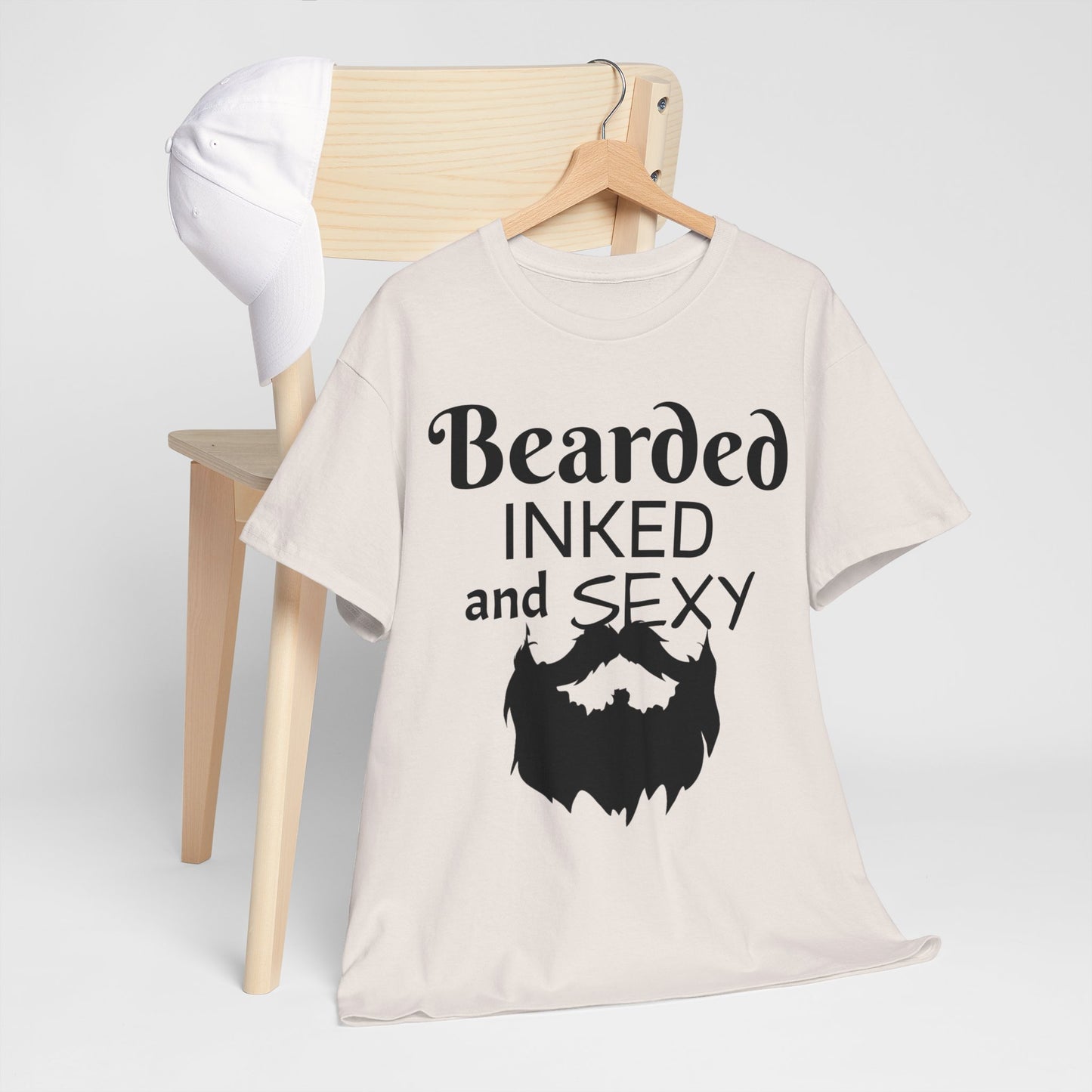 Beared and inked!  Cotton Tee