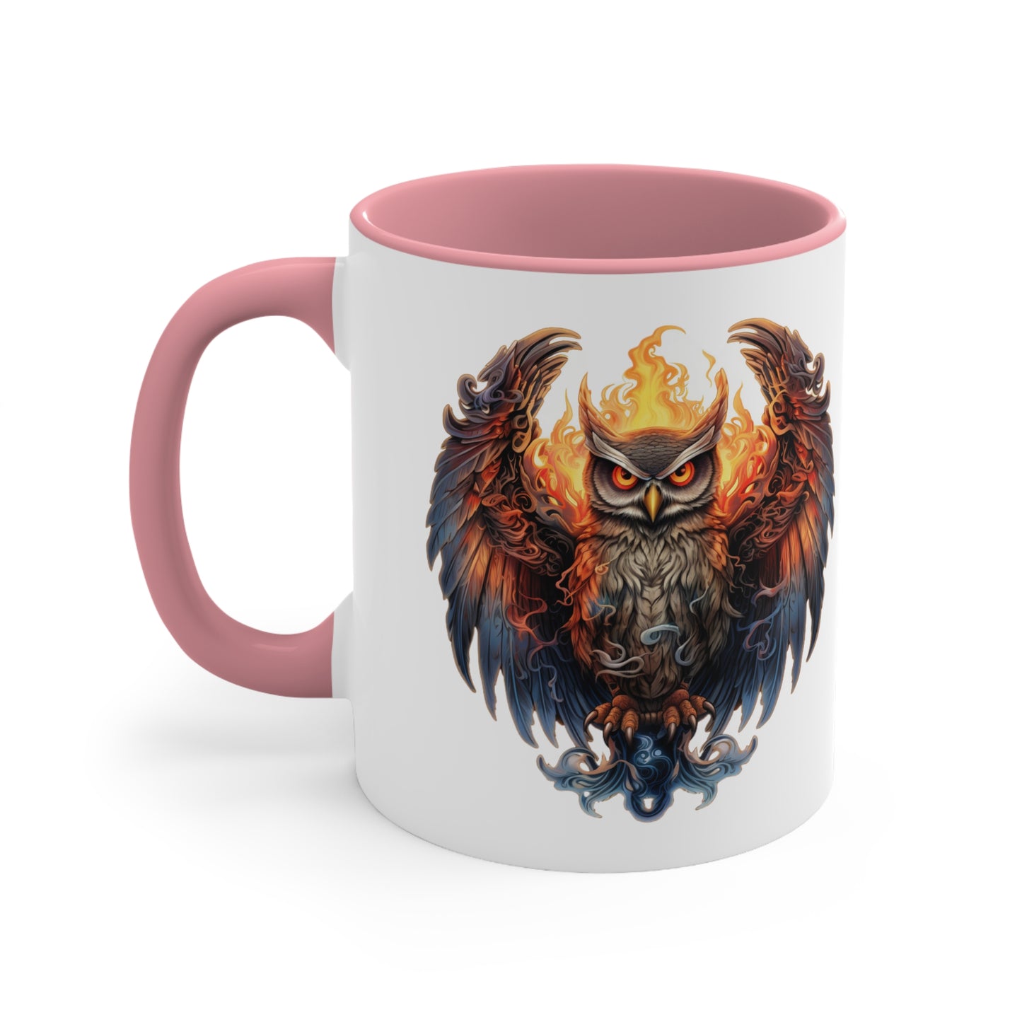 Fire Owl Accent Coffee Mug, 11oz