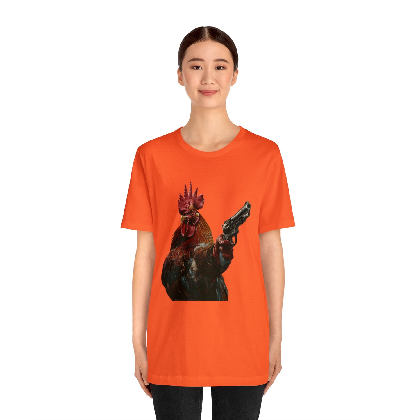 Make My Day Rooster Short Sleeve Tee