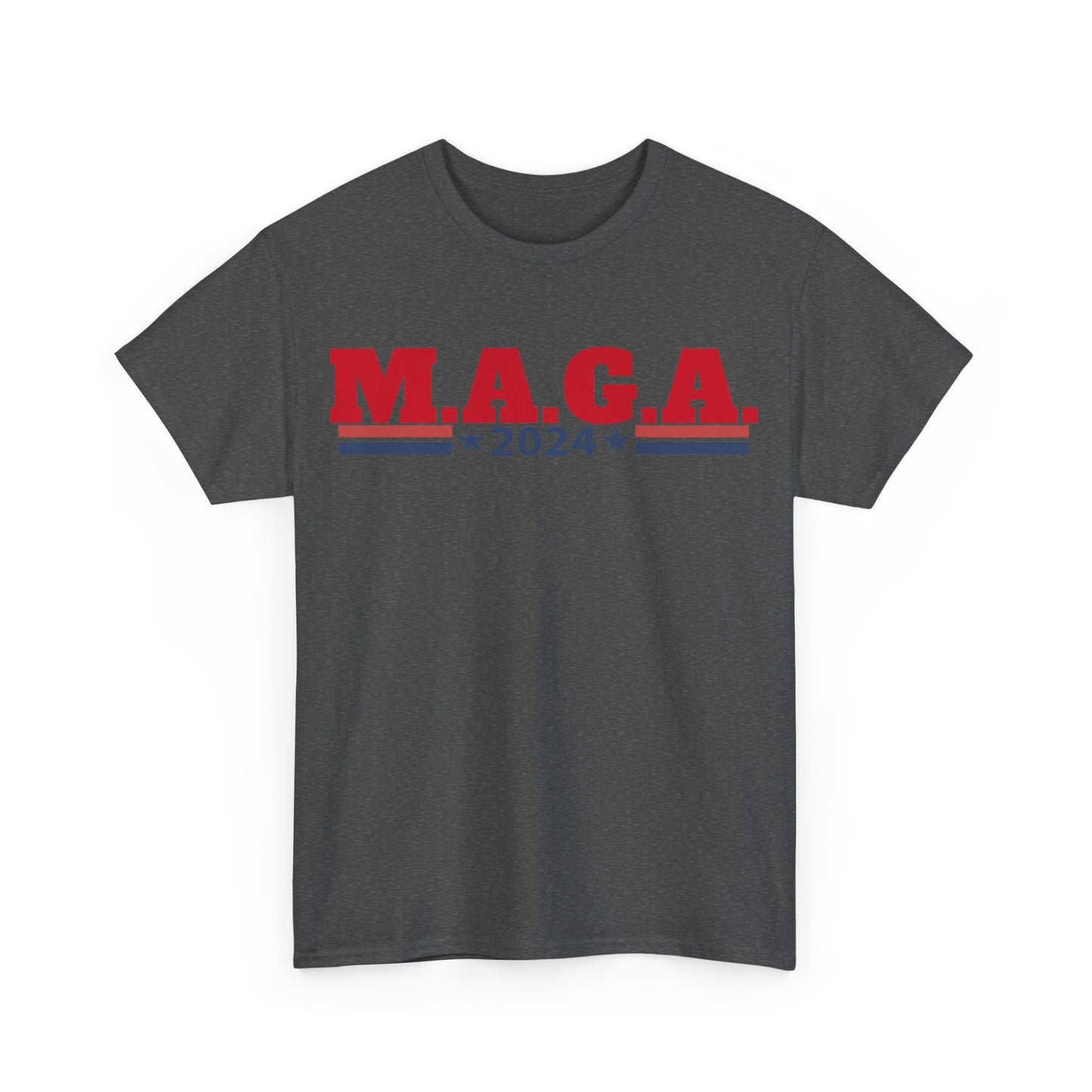 The Trump Card! MAGA 2024, Heavy Cotton Tee, Republican party support.