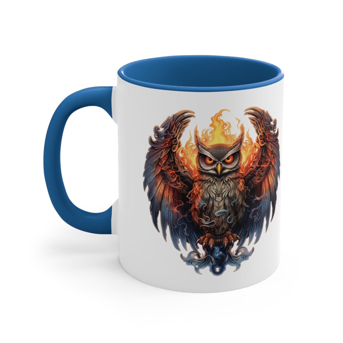 Fire Owl Accent Coffee Mug, 11oz