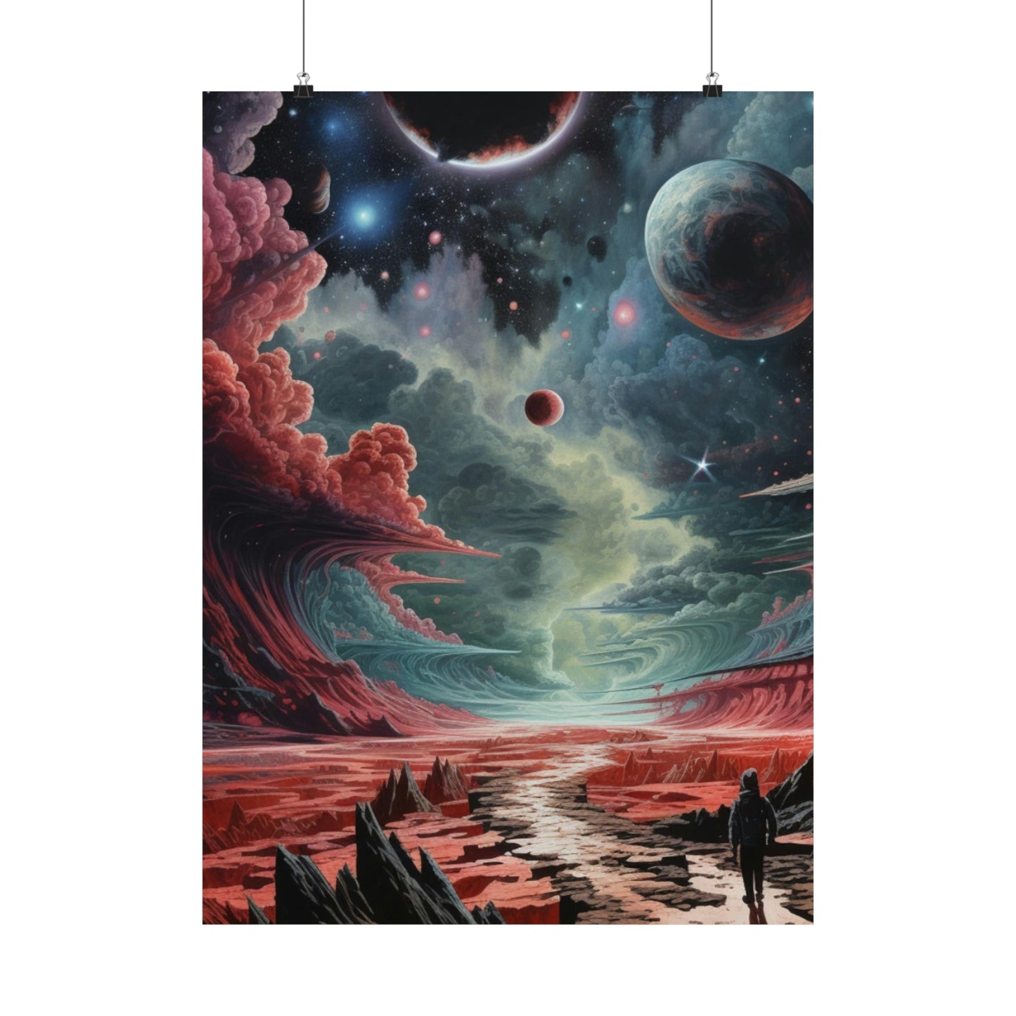 A Walk In Space Vertical Posters