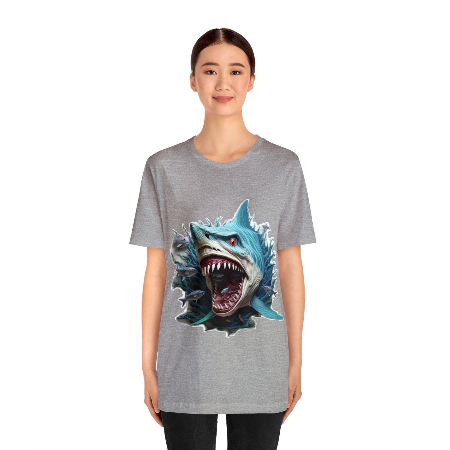 Shark attach 3D T-Shirt