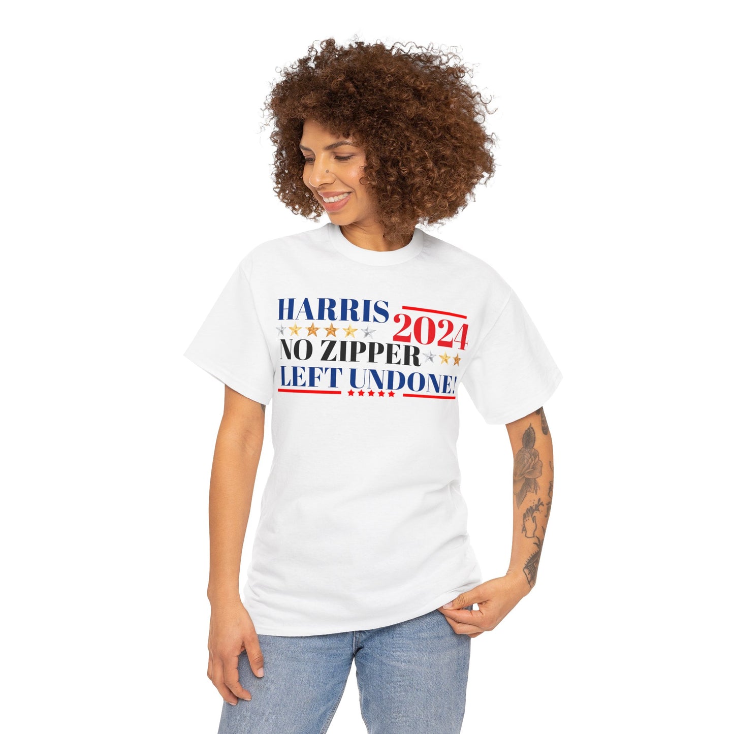 Harris 2024! Campain slogen Funny! Cotton Tee