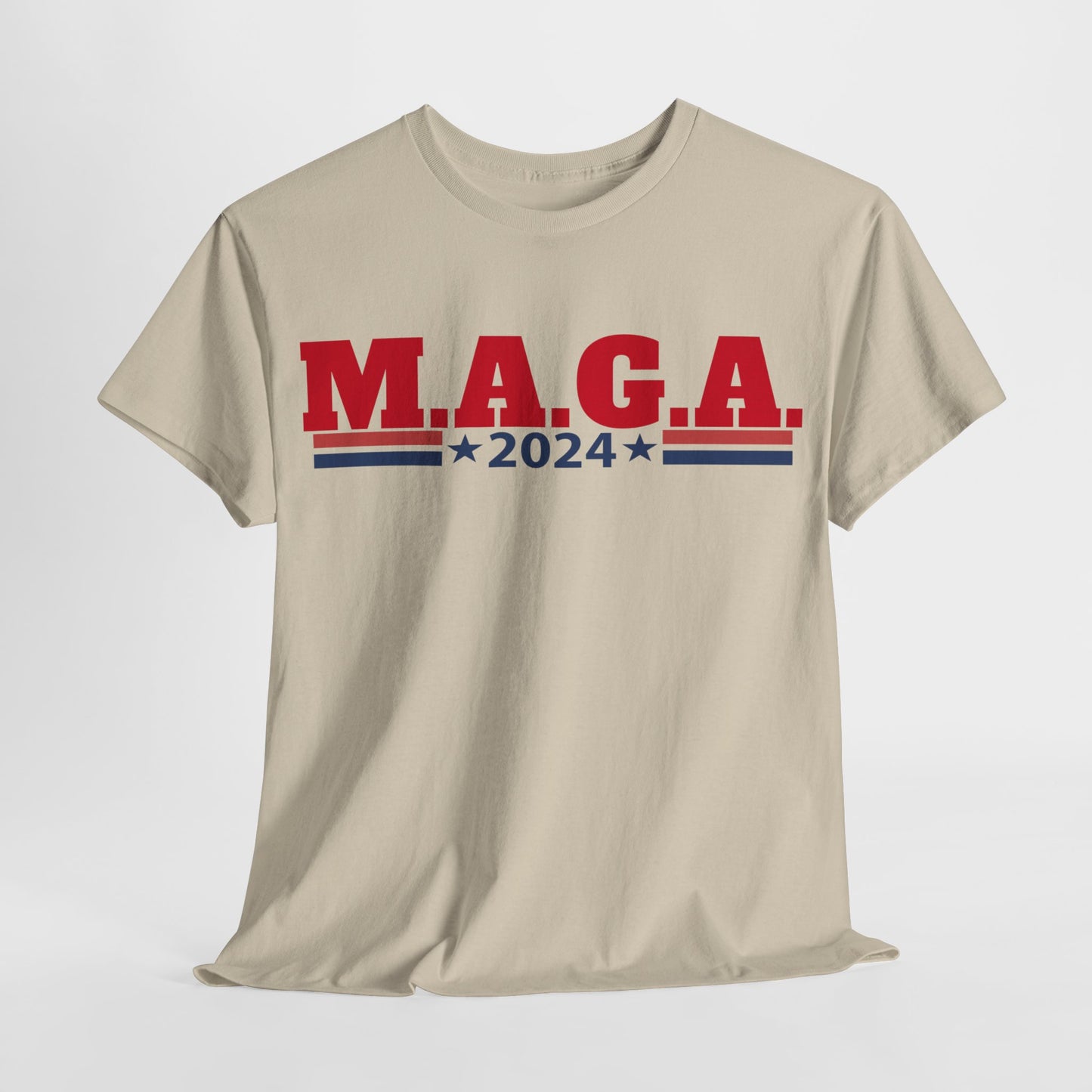 The Trump Card! MAGA 2024, Heavy Cotton Tee, Republican party support.