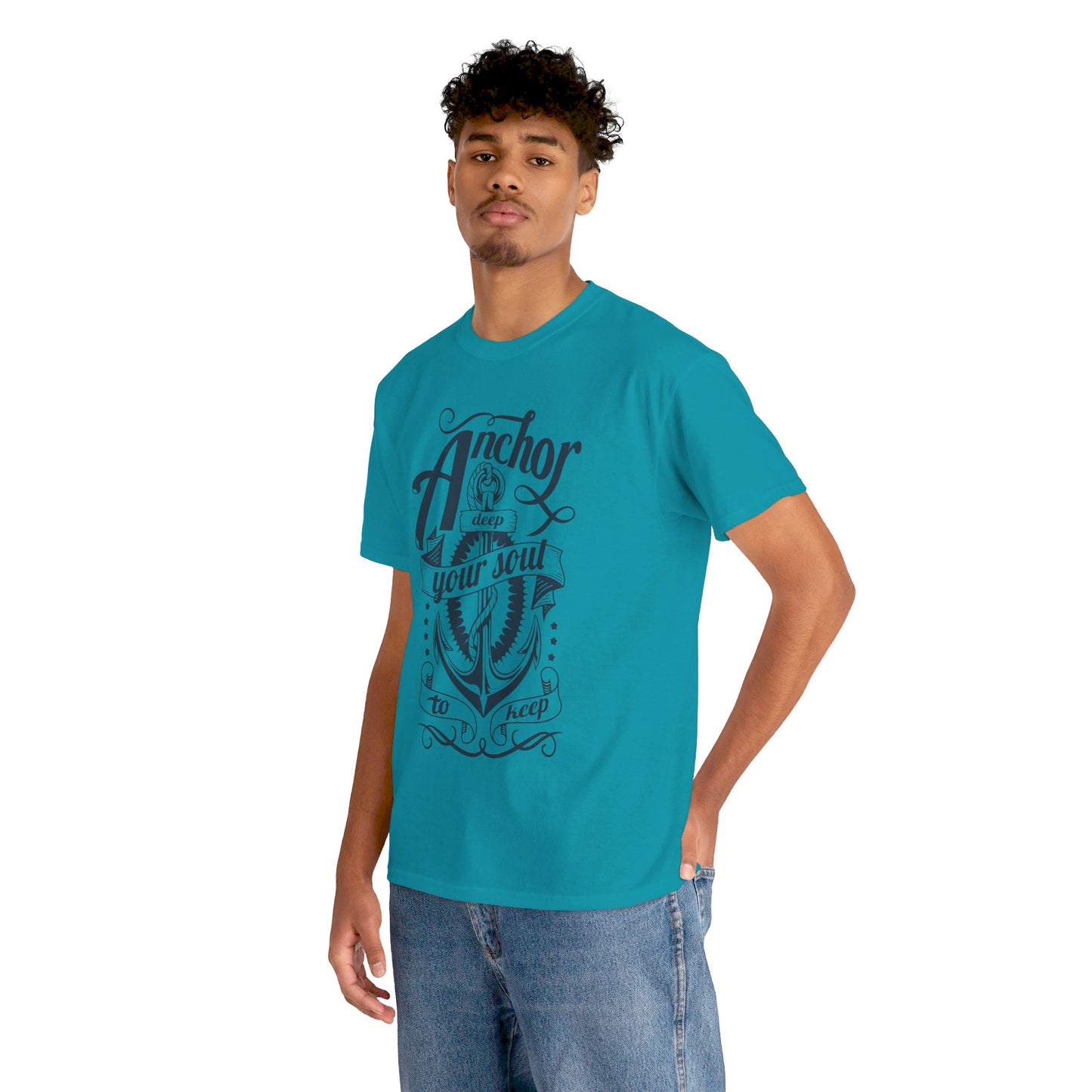 Anchor Deep! Heavy Cotton T-shirt