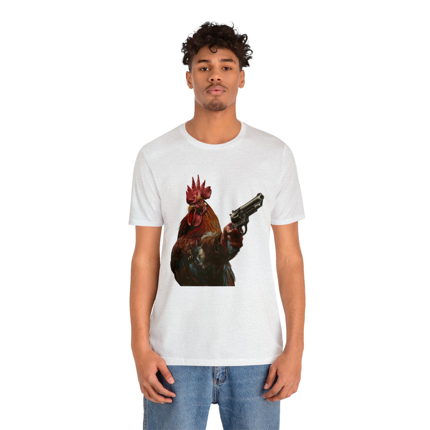 Make My Day Rooster Short Sleeve Tee