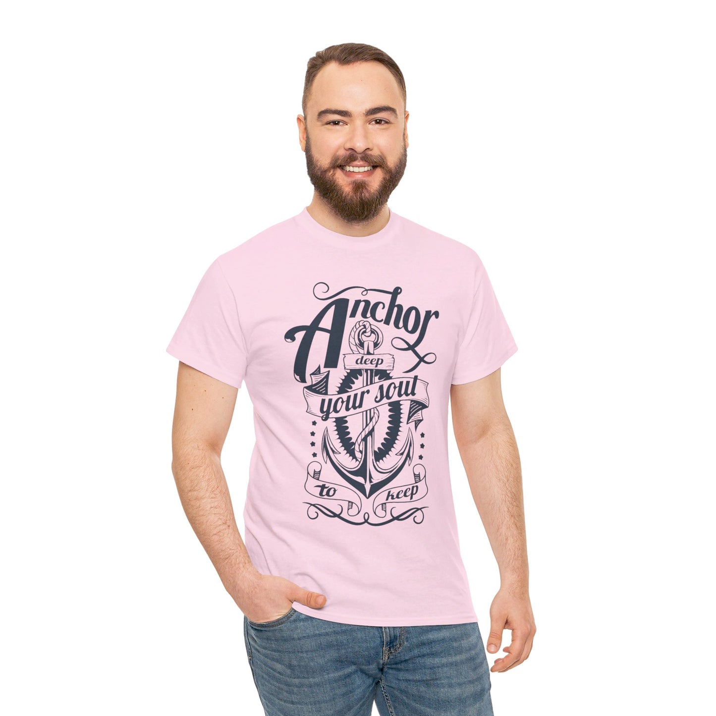 Anchor Deep! Heavy Cotton T-shirt