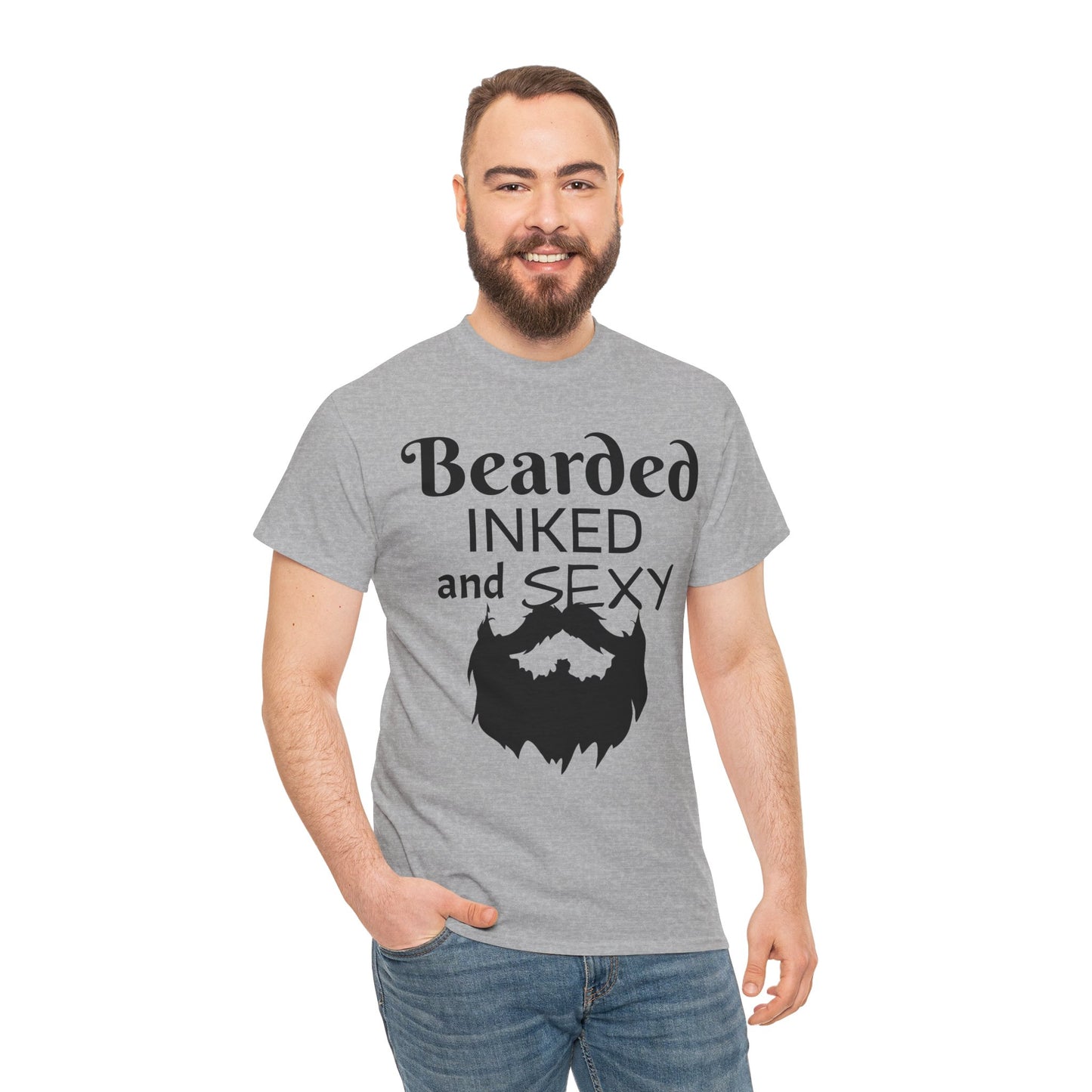 Beared and inked!  Cotton Tee