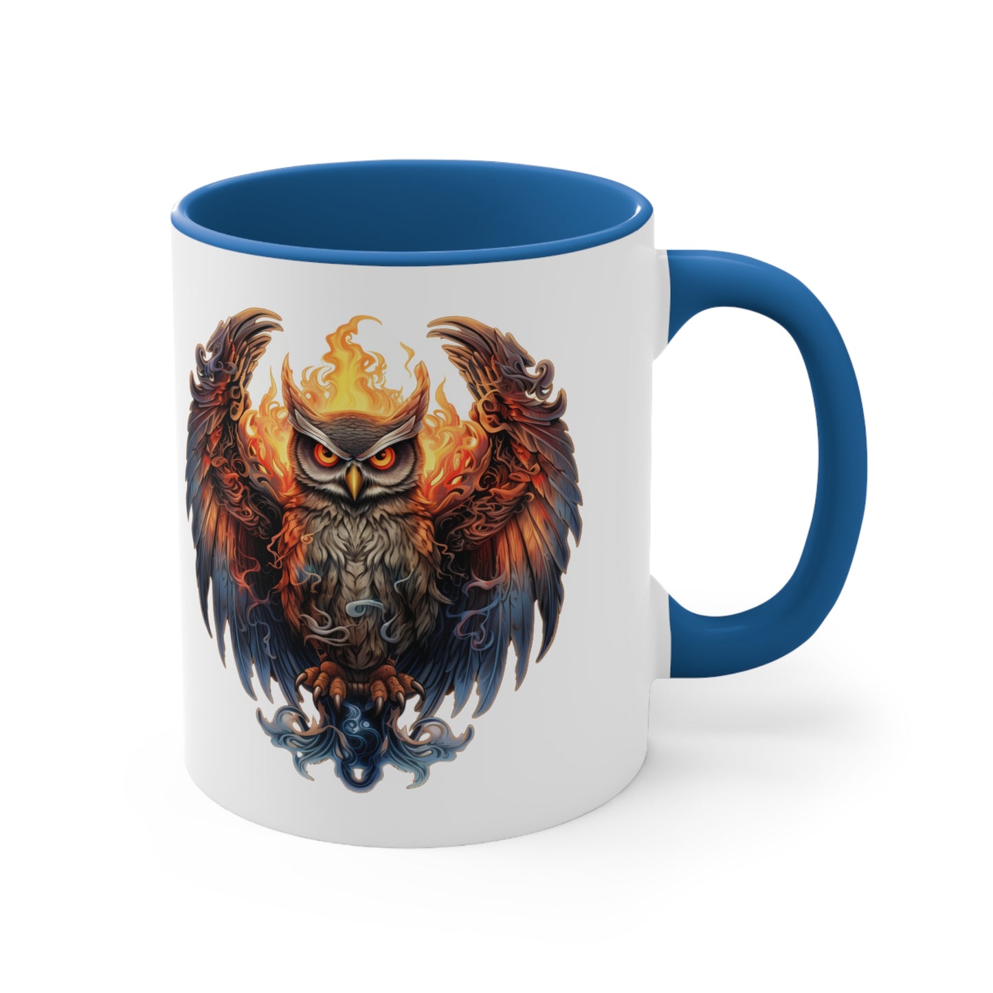 Fire Owl Accent Coffee Mug, 11oz