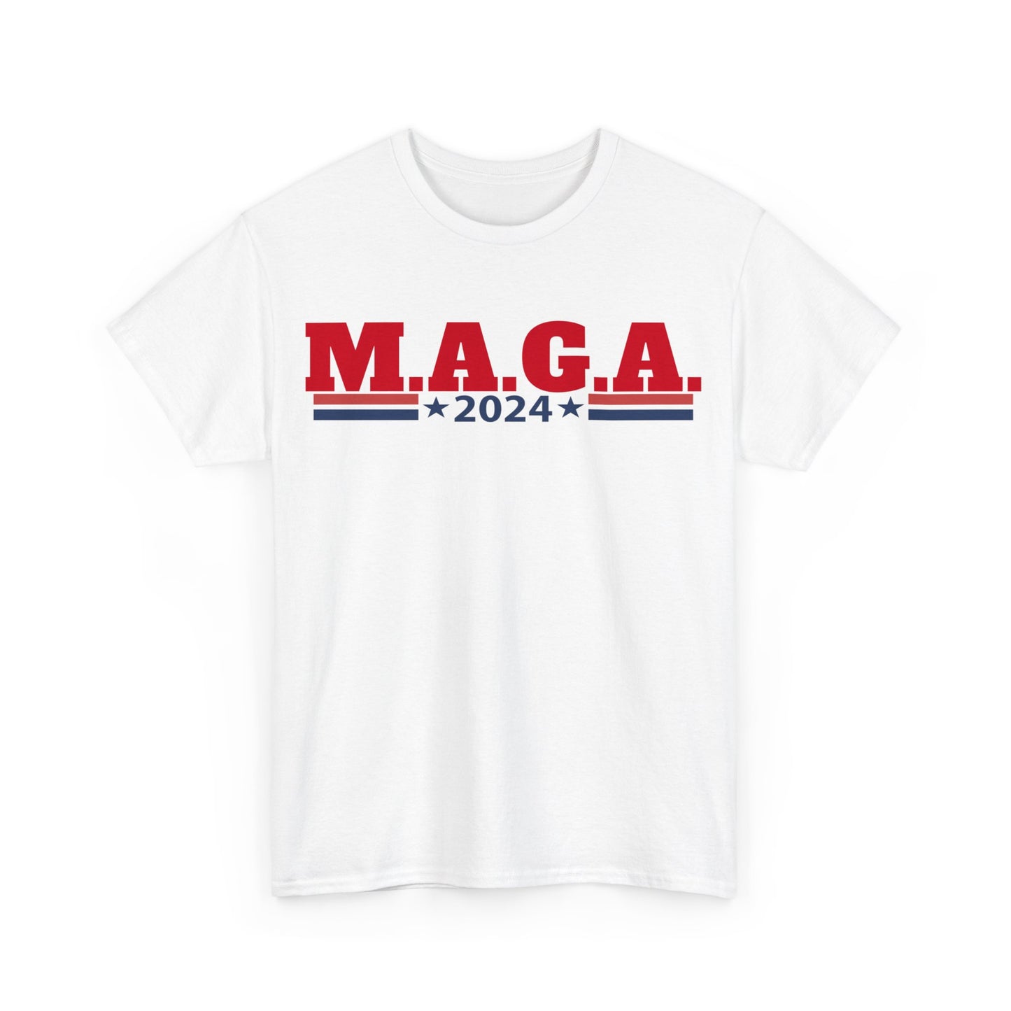 The Trump Card! MAGA 2024, Heavy Cotton Tee, Republican party support.