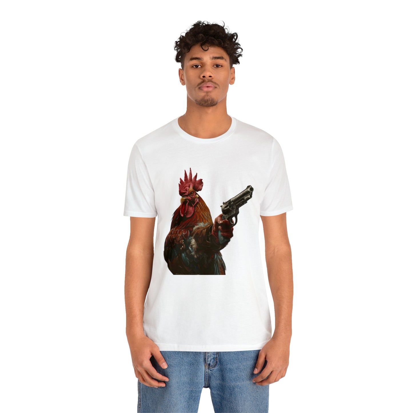 Make My Day Rooster Short Sleeve Tee