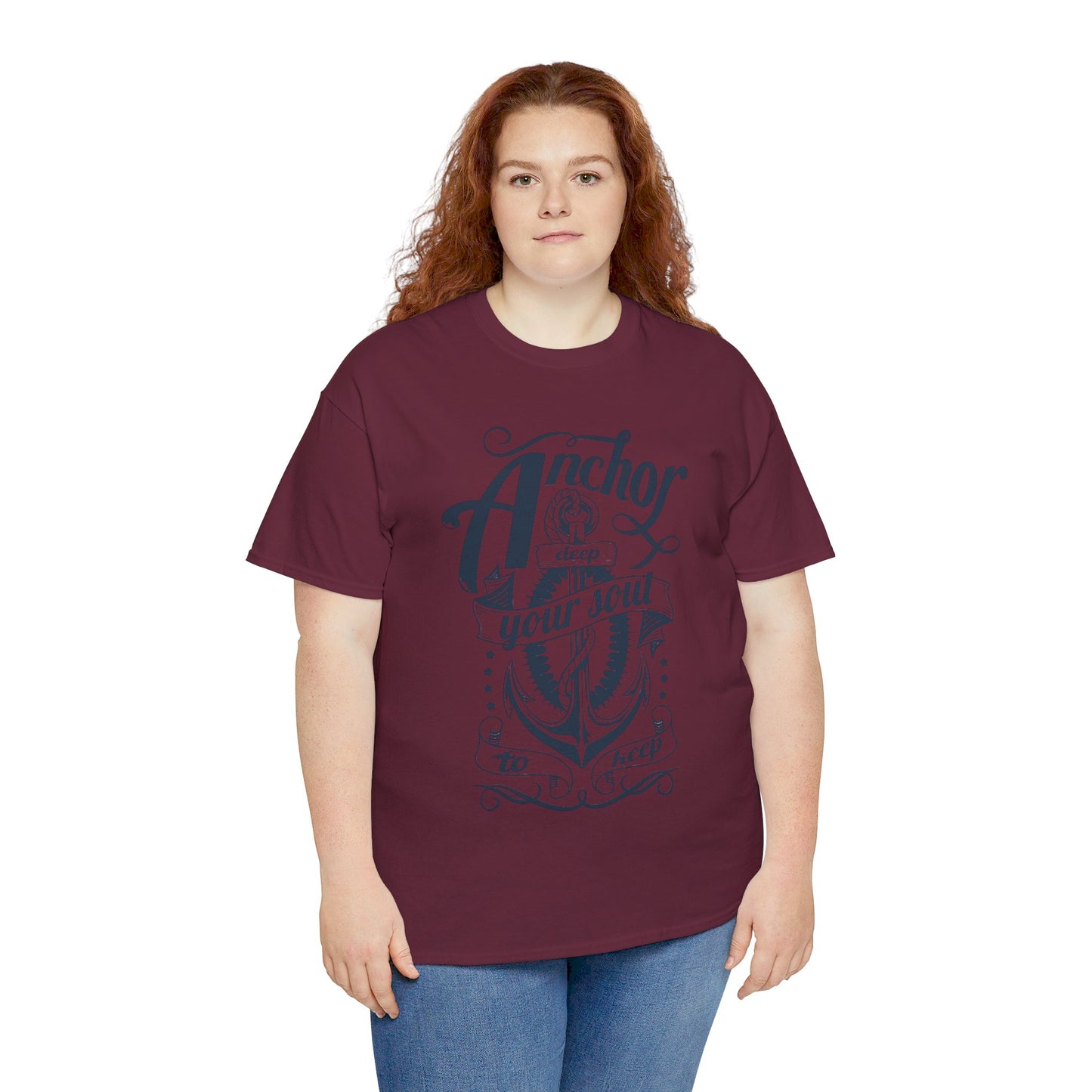 Anchor Deep! Heavy Cotton T-shirt