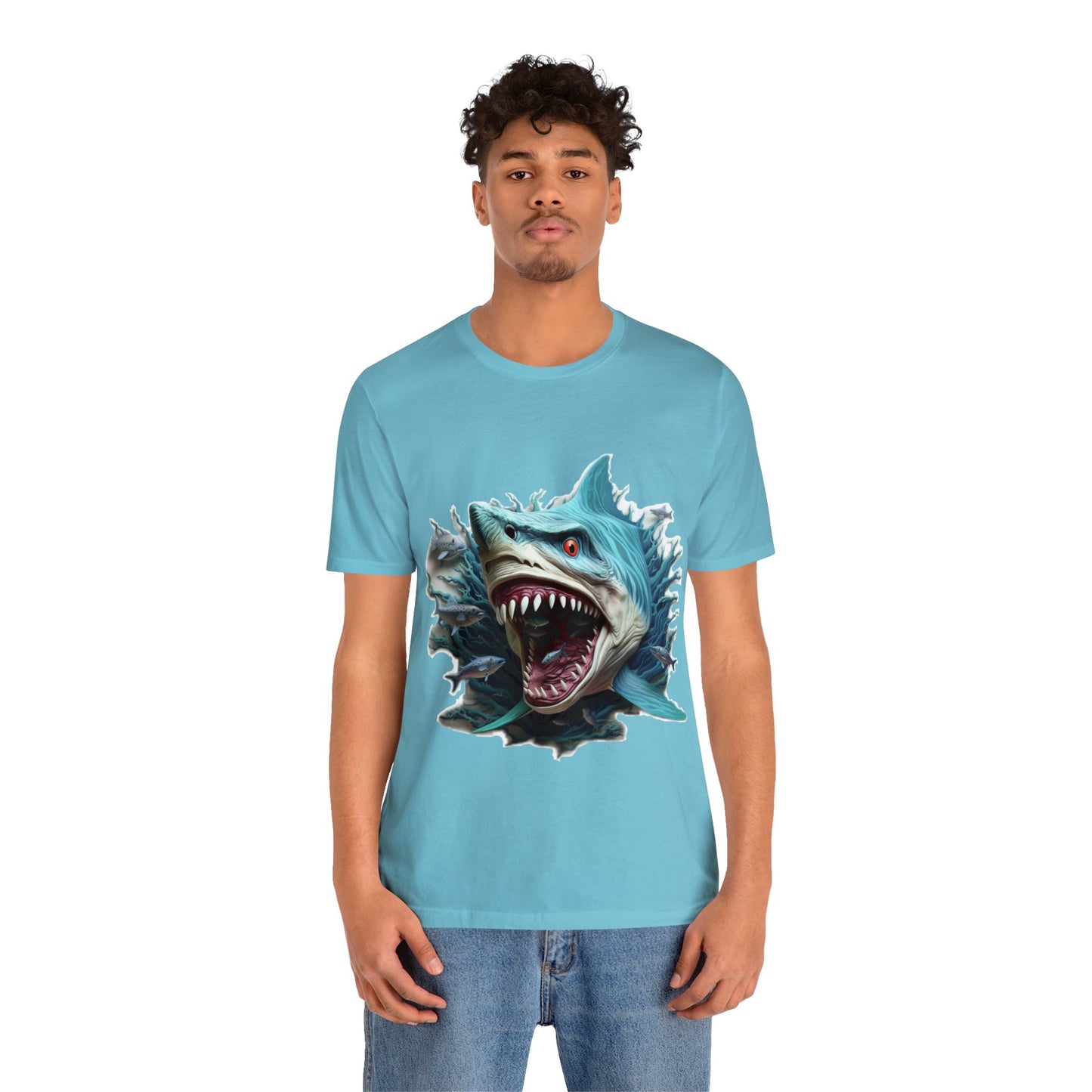 Shark attach 3D T-Shirt