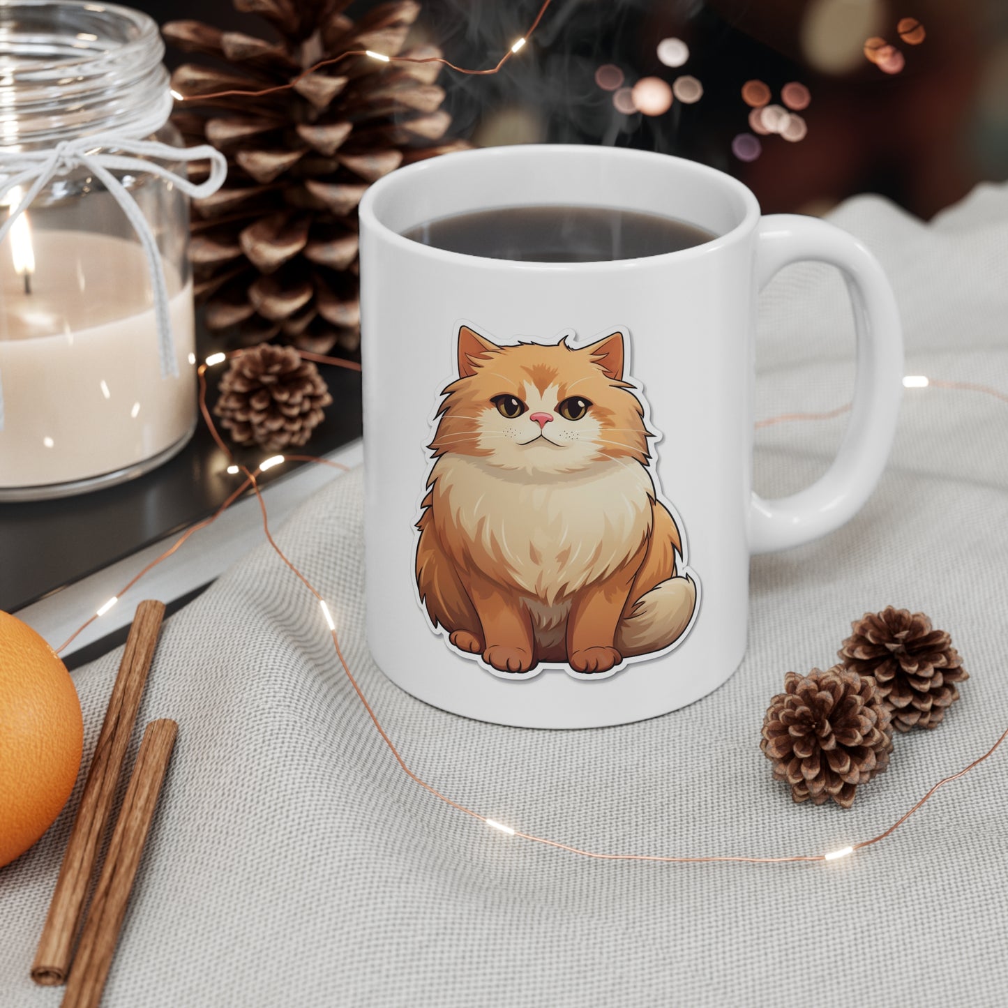 Fat Cat Mug 11oz