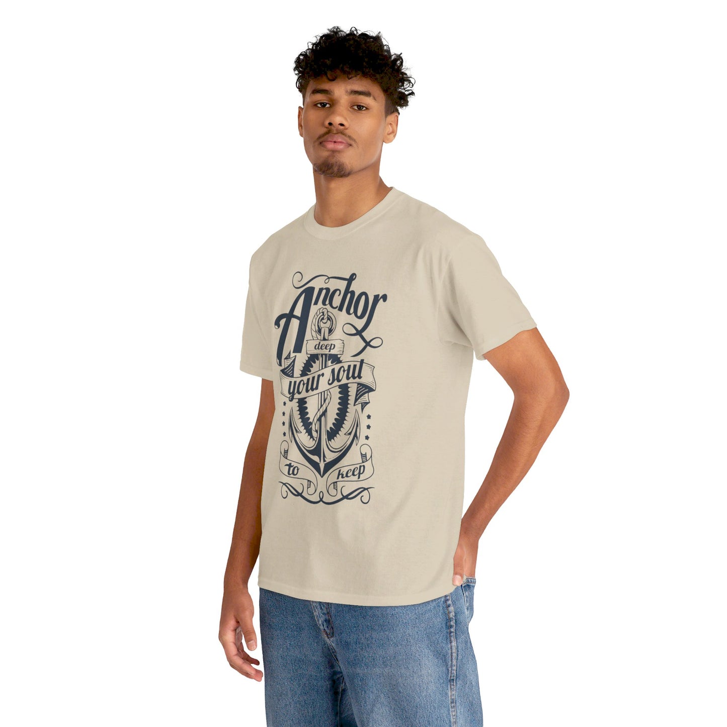 Anchor Deep! Heavy Cotton T-shirt