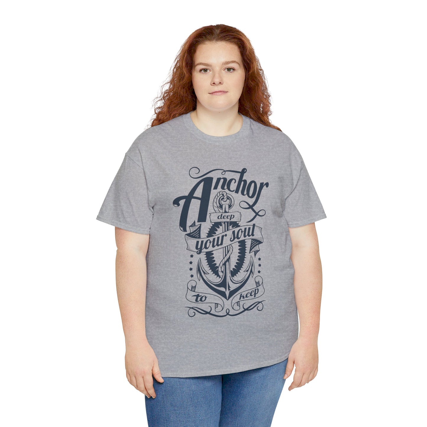 Anchor Deep! Heavy Cotton T-shirt