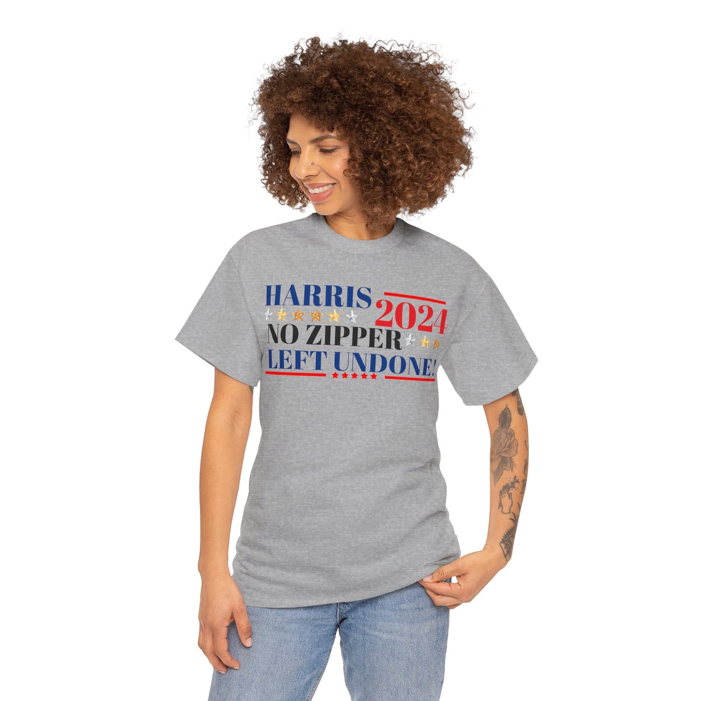 Harris 2024! Campain slogen Funny! Cotton Tee