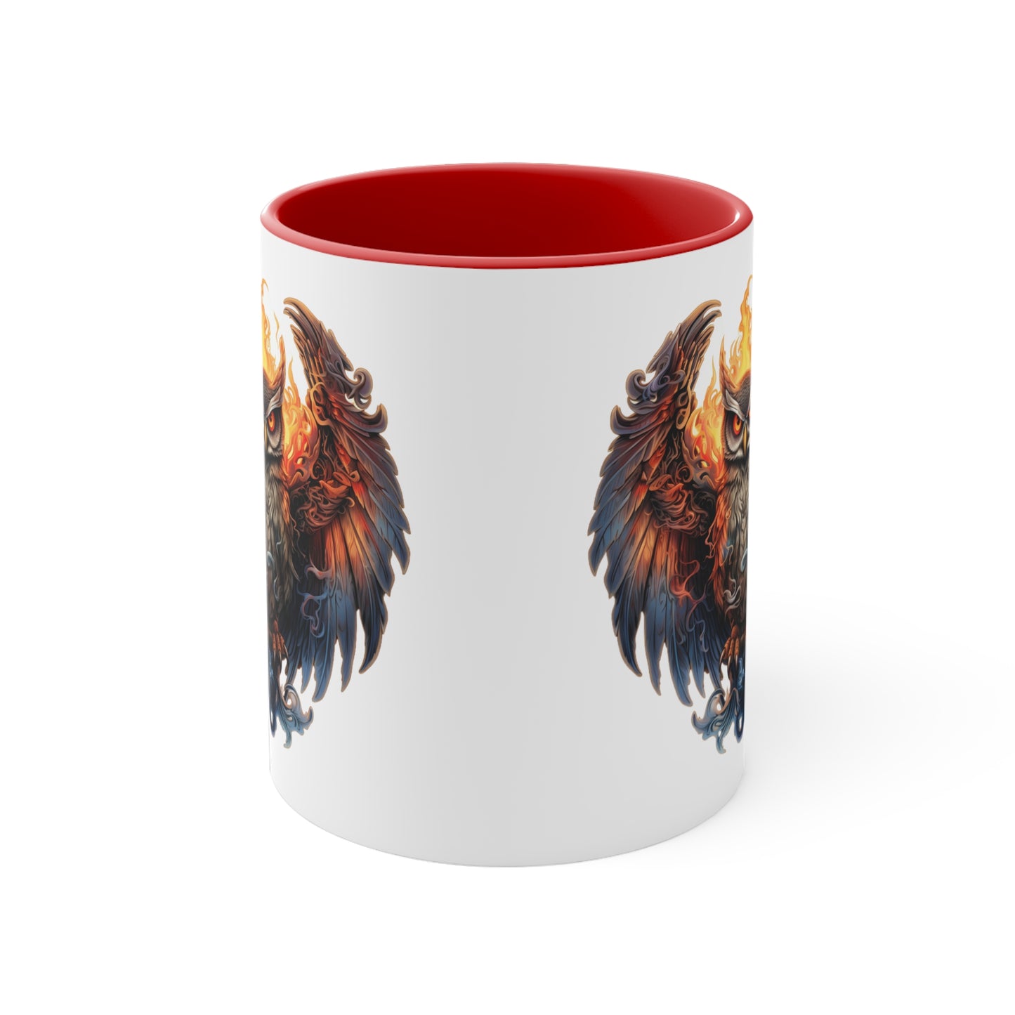 Fire Owl Accent Coffee Mug, 11oz