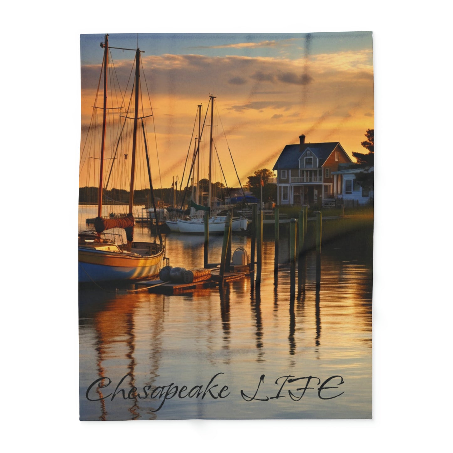 Chesapeake Life  Fleece Blanket