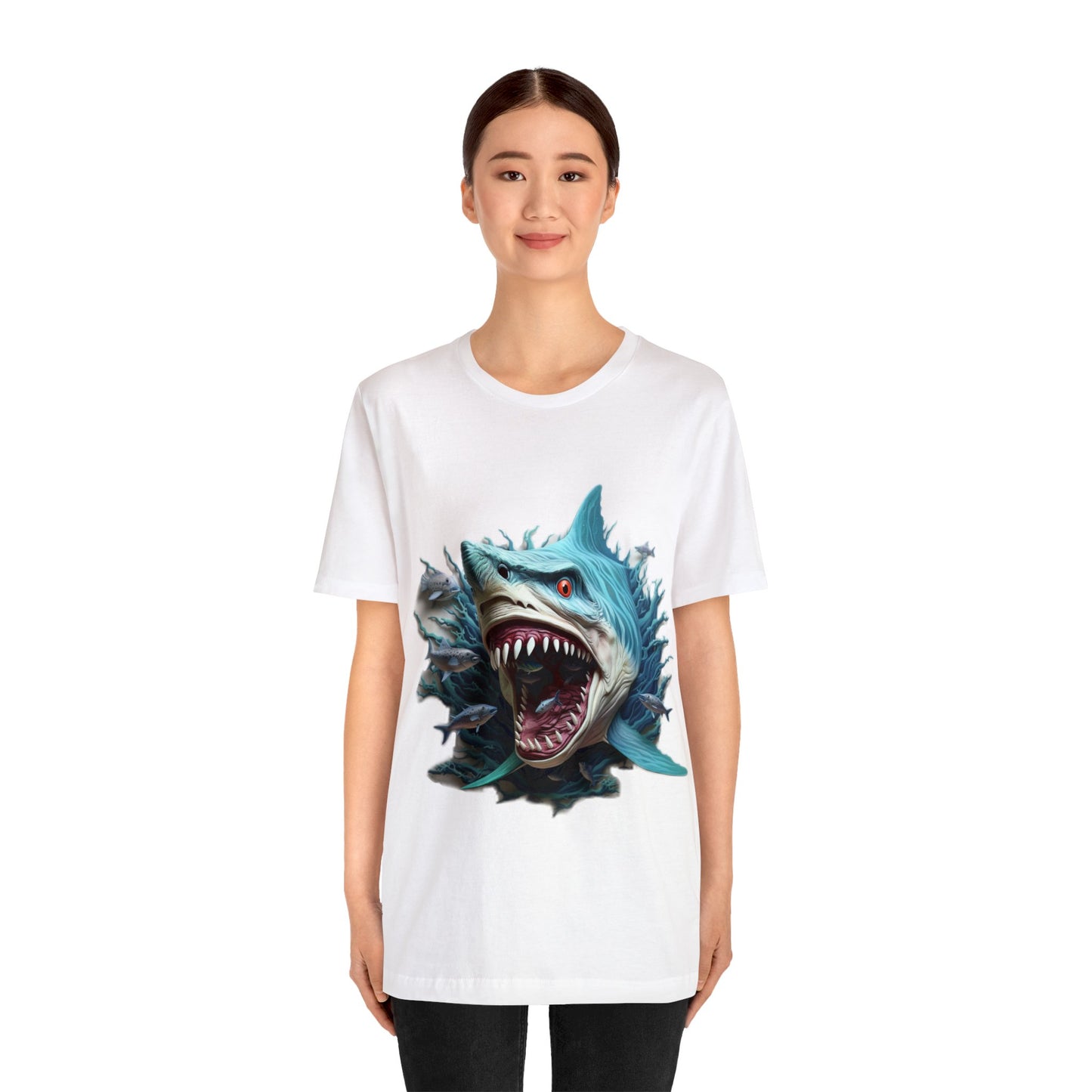 Shark attach 3D T-Shirt