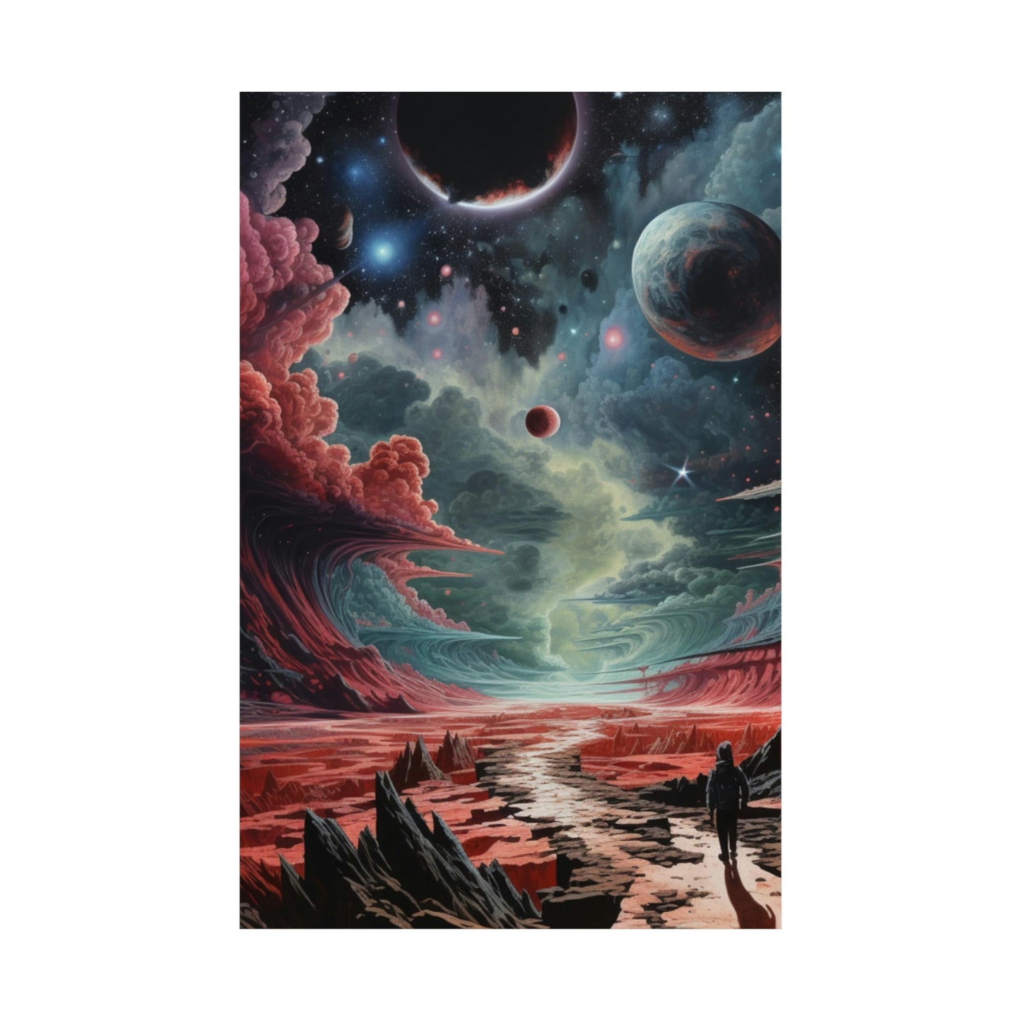 A Walk In Space Vertical Posters