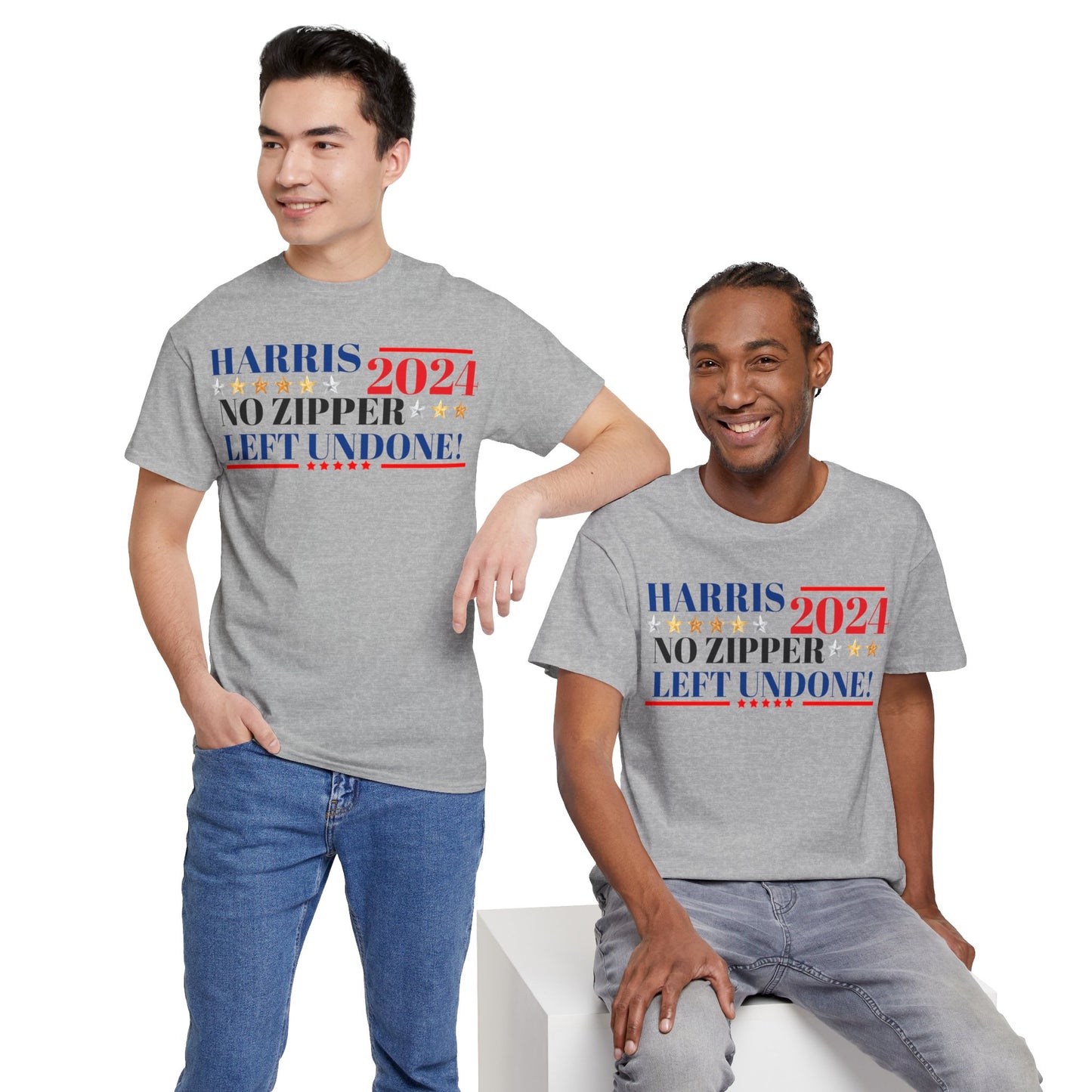 Harris 2024! Campain slogen Funny! Cotton Tee