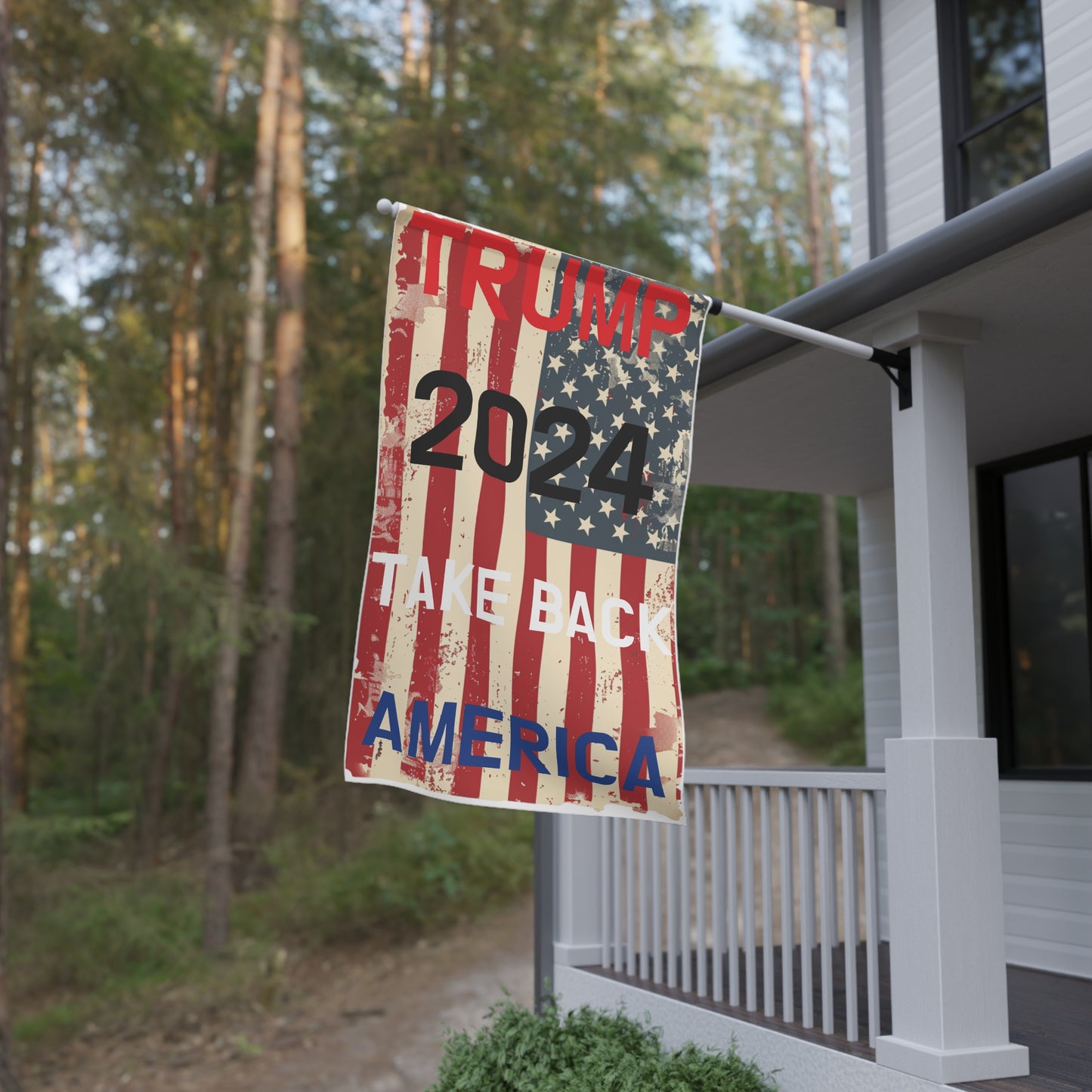 Trump FLAG House Banner