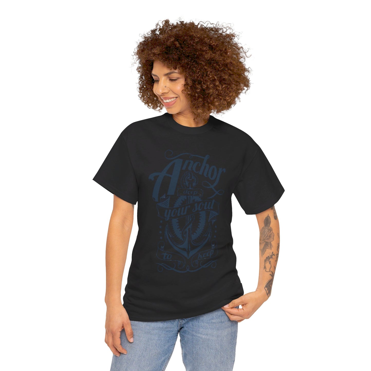 Anchor Deep! Heavy Cotton T-shirt