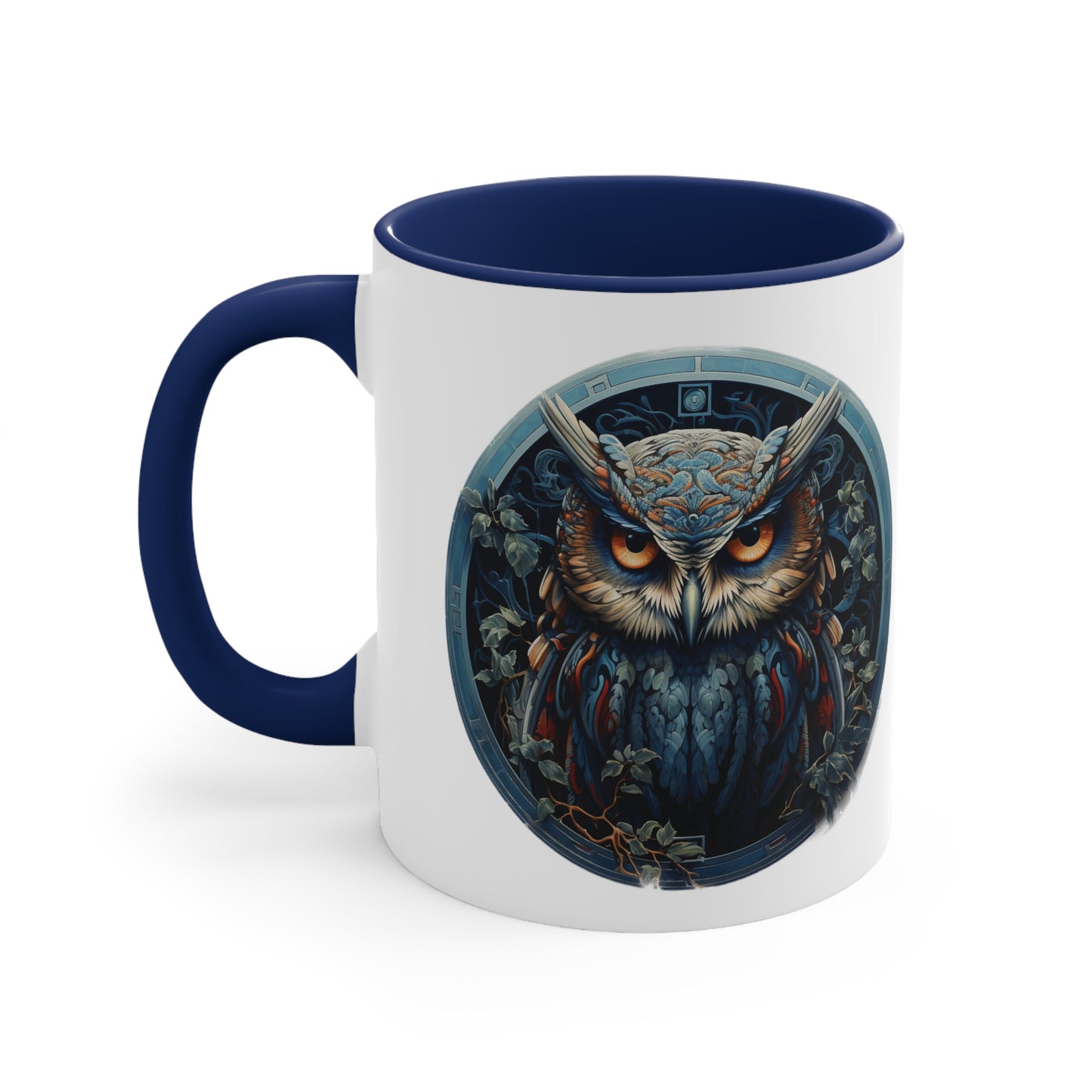 Blue Owl Accent Coffee Mug, 11oz