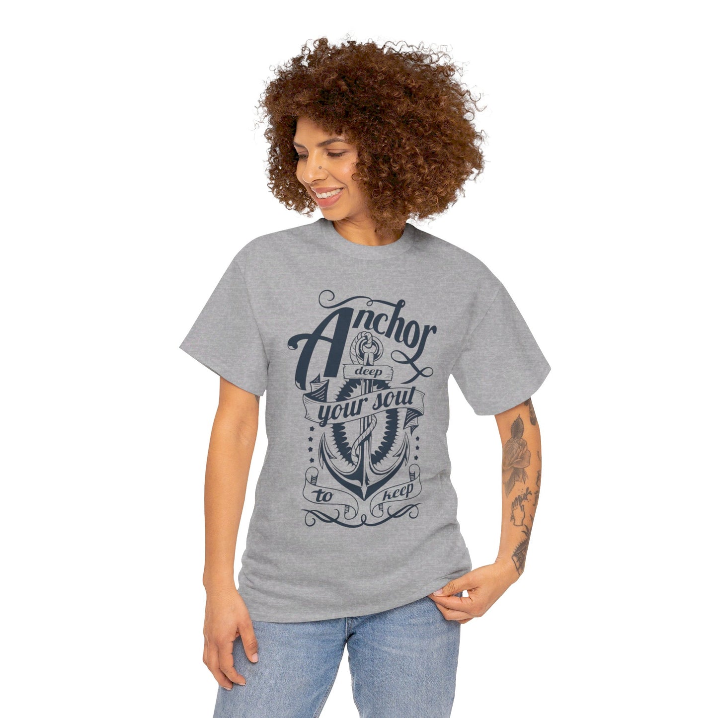 Anchor Deep! Heavy Cotton T-shirt