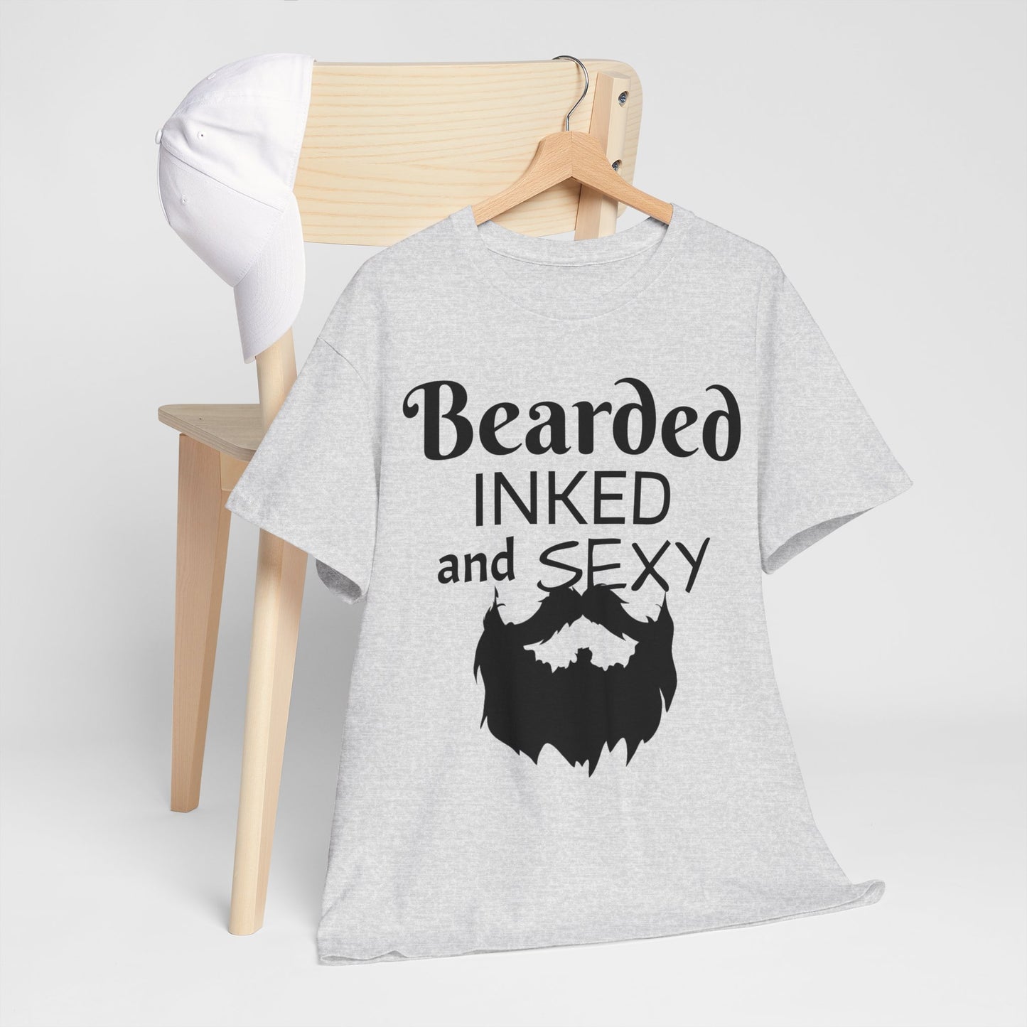 Beared and inked!  Cotton Tee