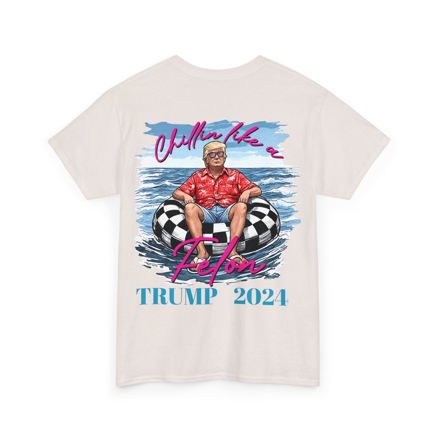 Chillin Like a Fellon! Trump 2024 T-Shirt cotton