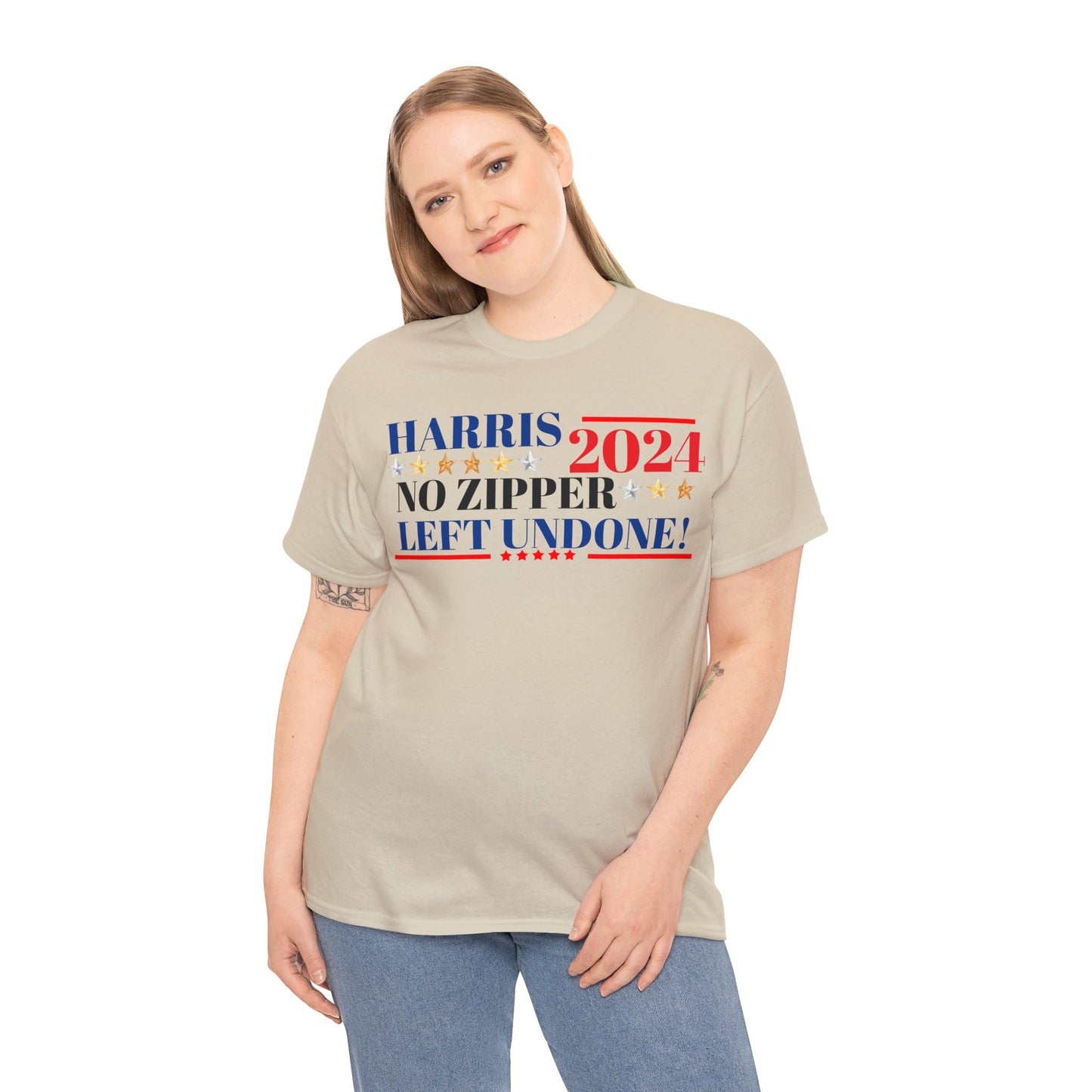 Harris 2024! Campain slogen Funny! Cotton Tee