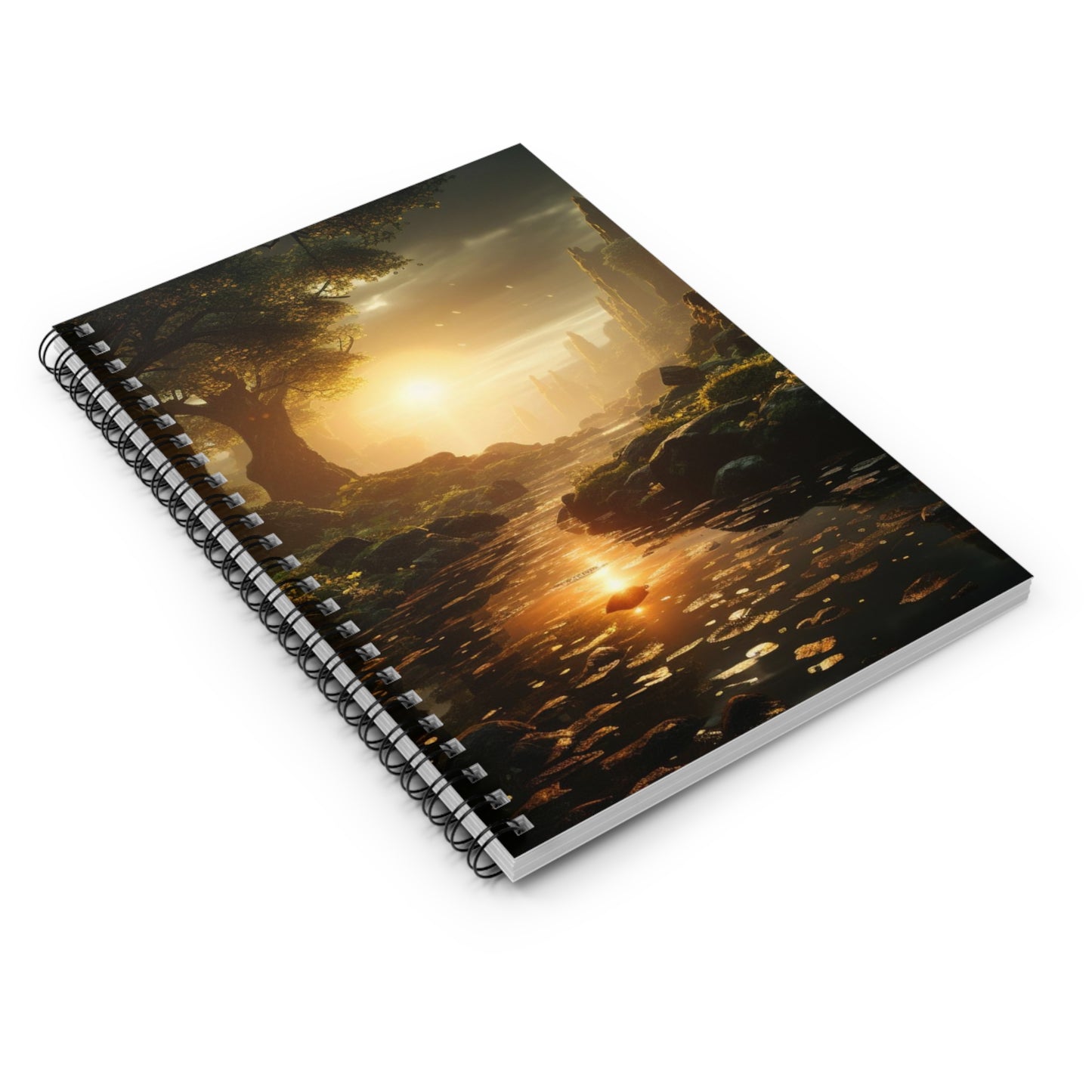 Spiral Notebook forest - Ruled Line