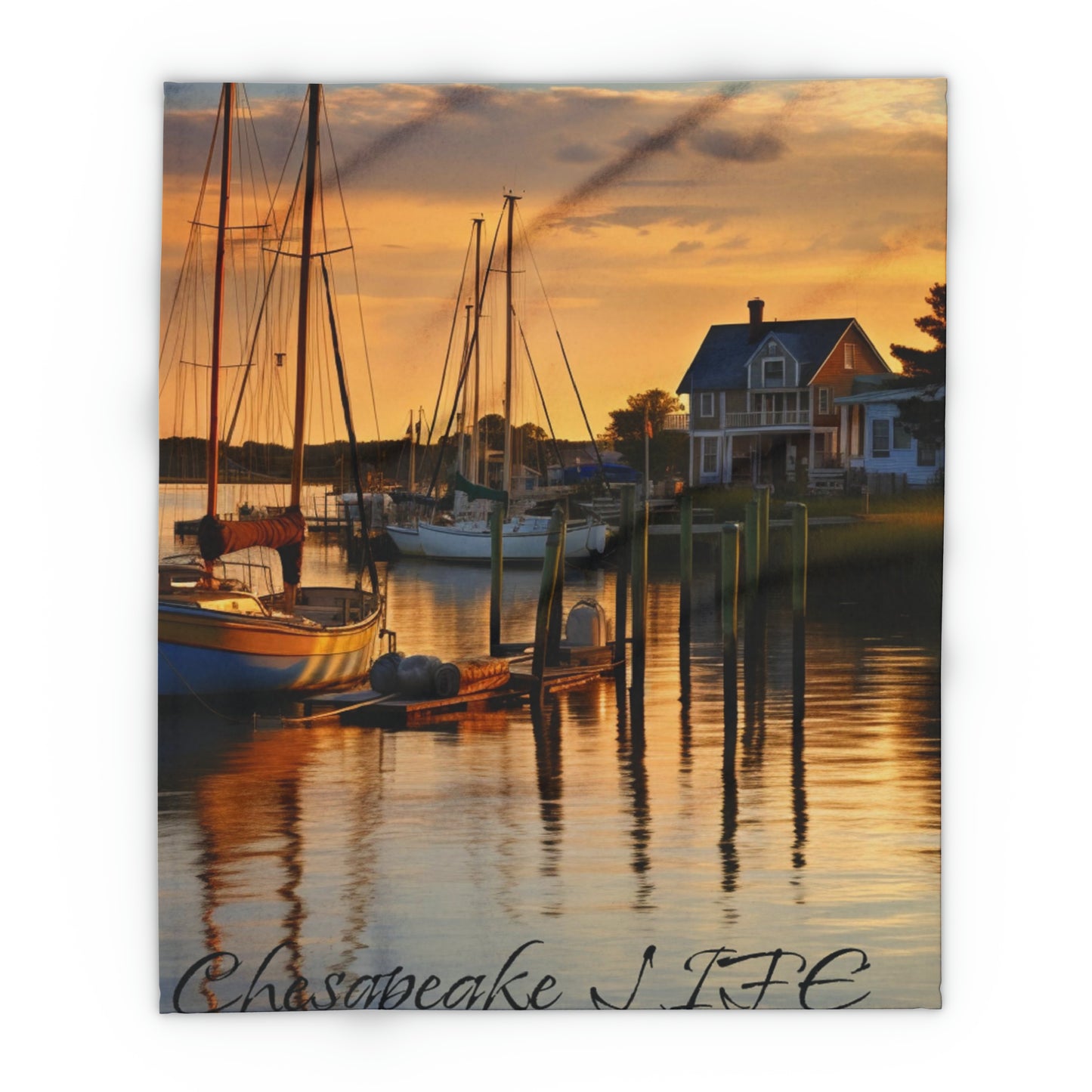 Chesapeake Life  Fleece Blanket