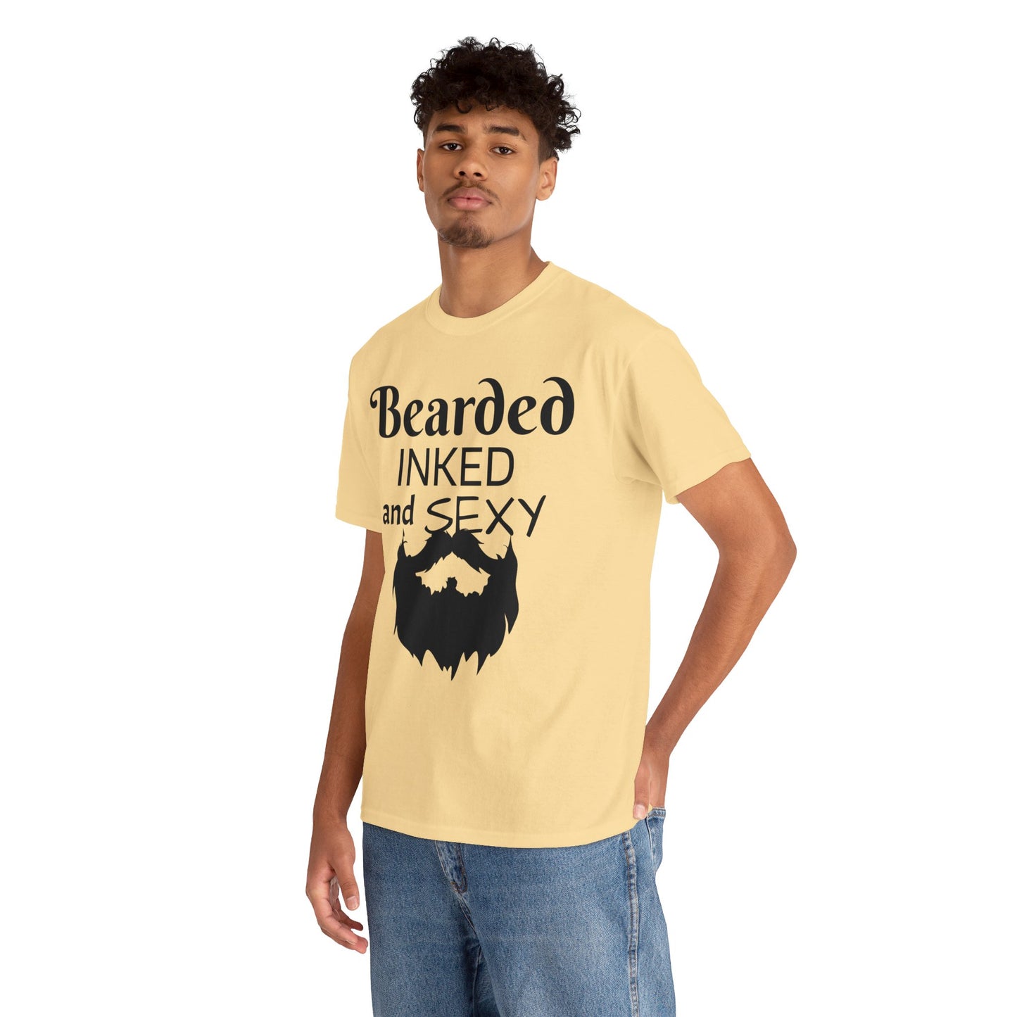 Beared and inked!  Cotton Tee