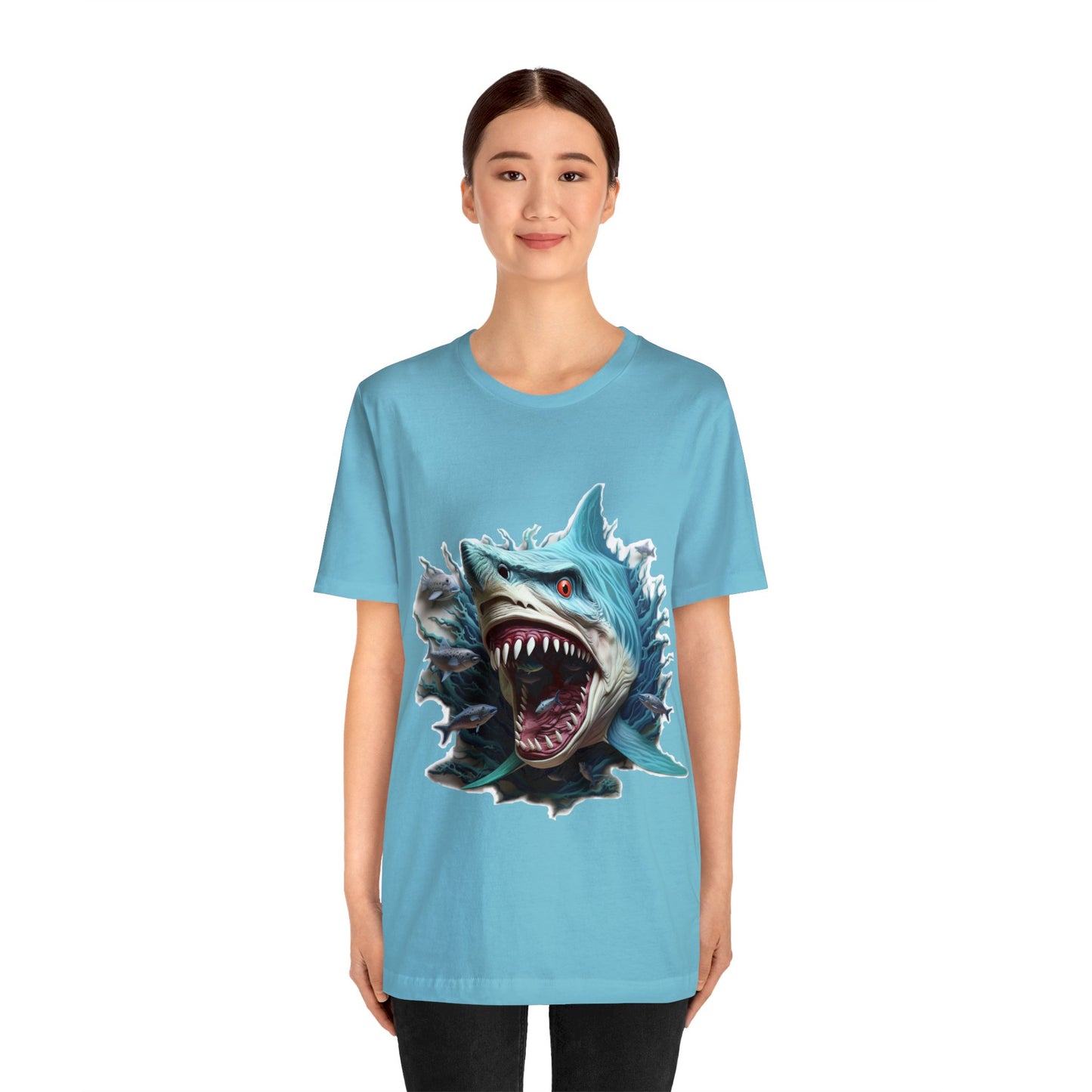 Shark attach 3D T-Shirt