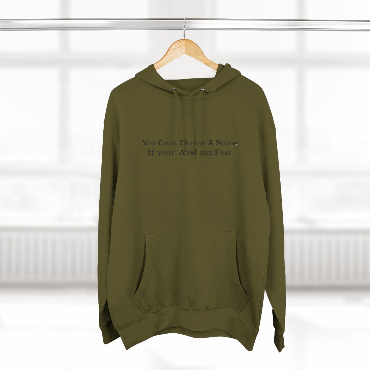 You Cant Throw a Stone, Pullover Hoodie