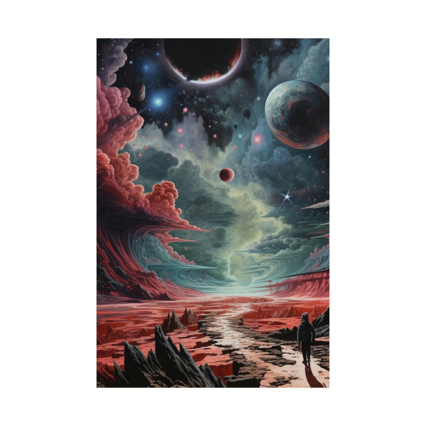 A Walk In Space Vertical Posters