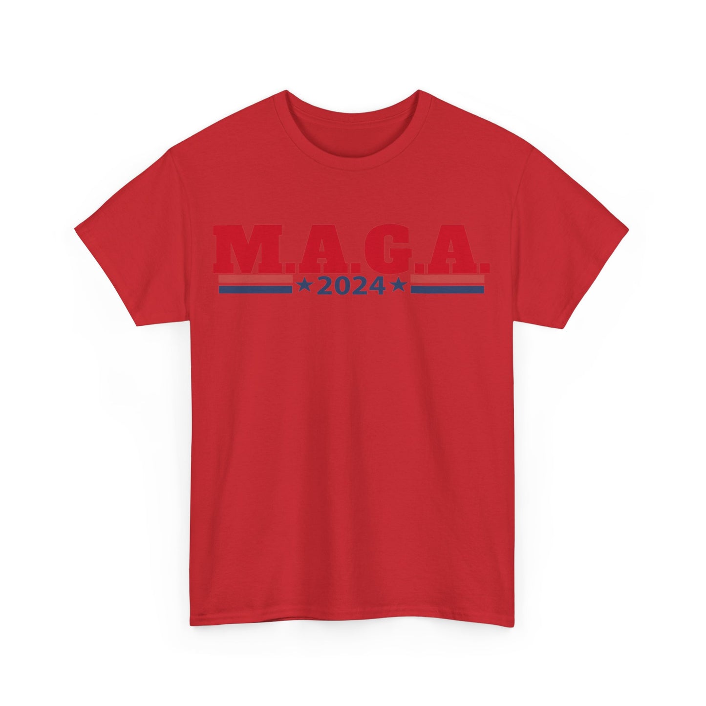 The Trump Card! MAGA 2024, Heavy Cotton Tee, Republican party support.