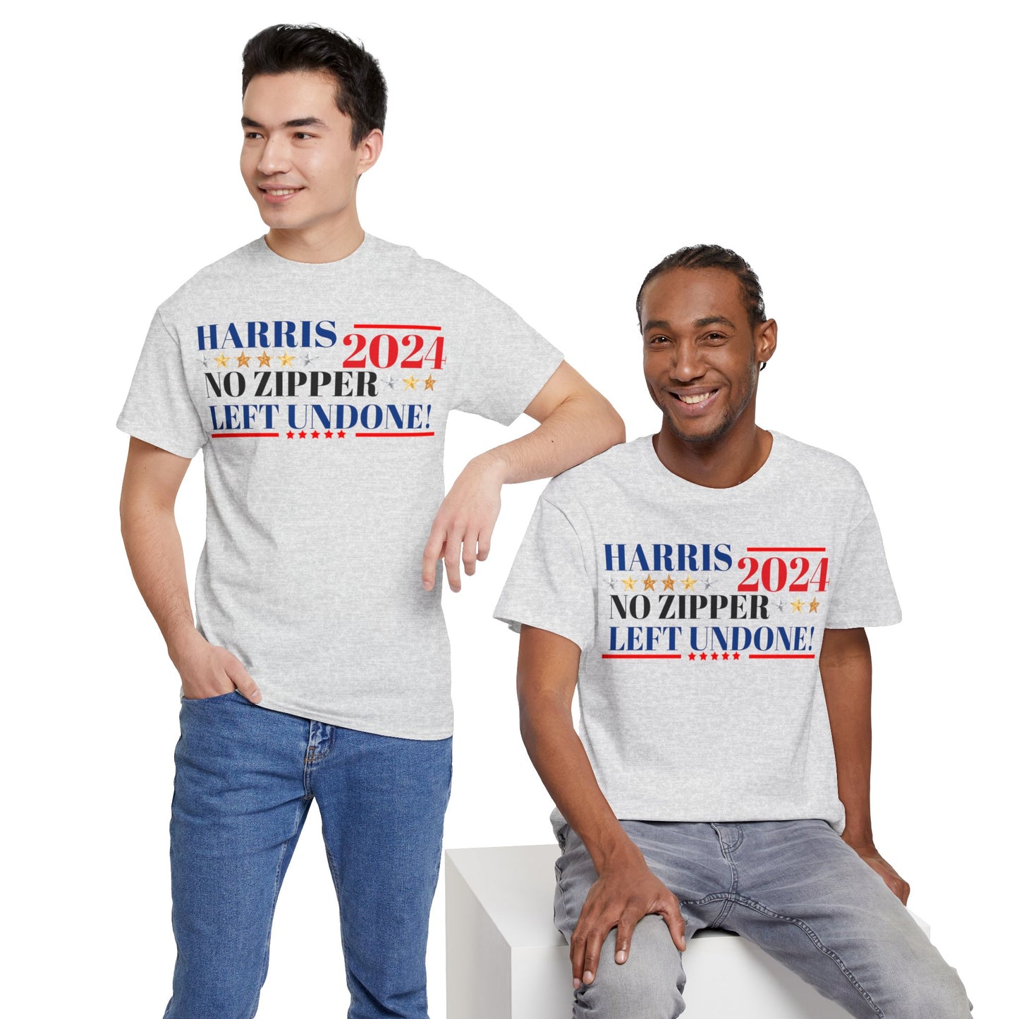 Harris 2024! Campain slogen Funny! Cotton Tee