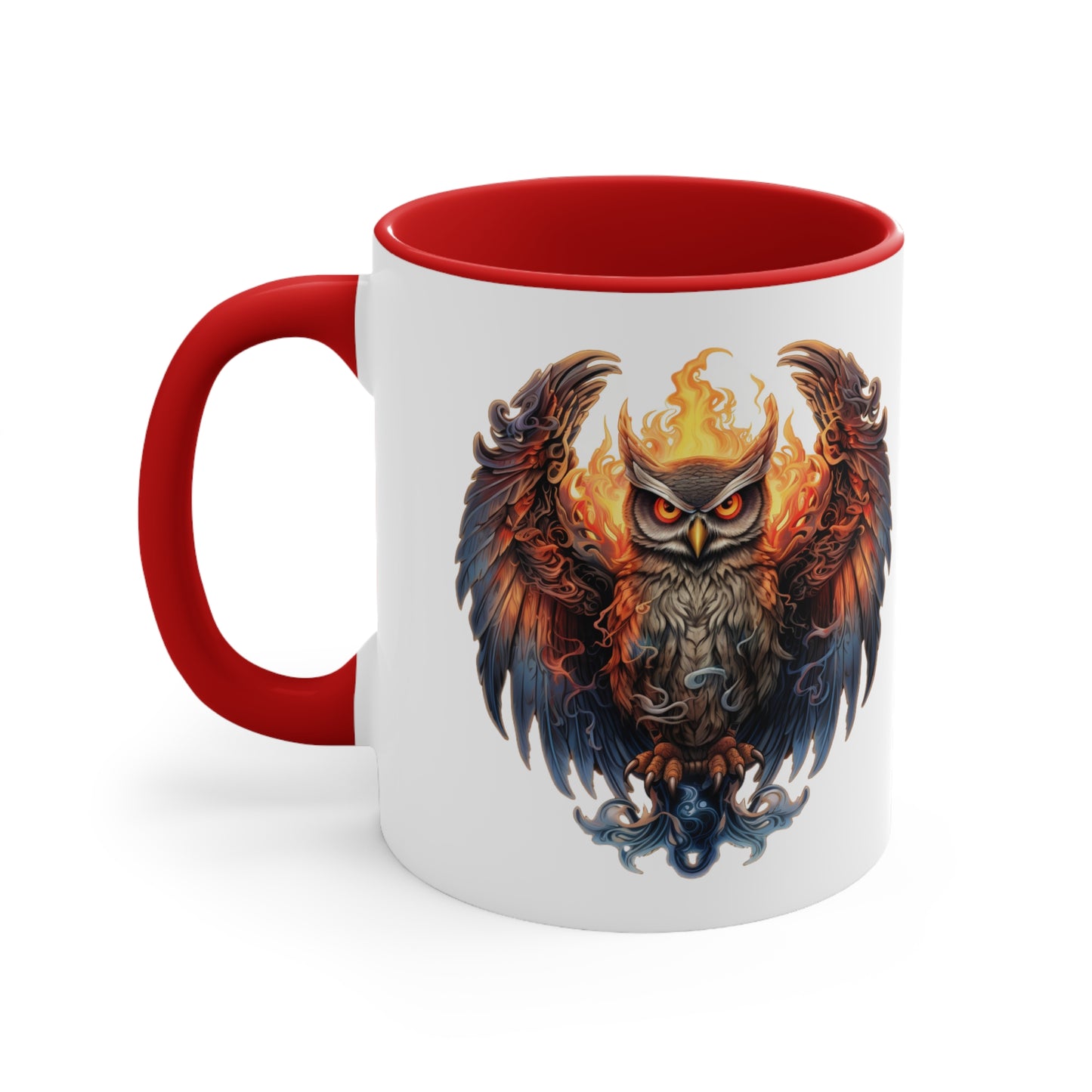 Fire Owl Accent Coffee Mug, 11oz