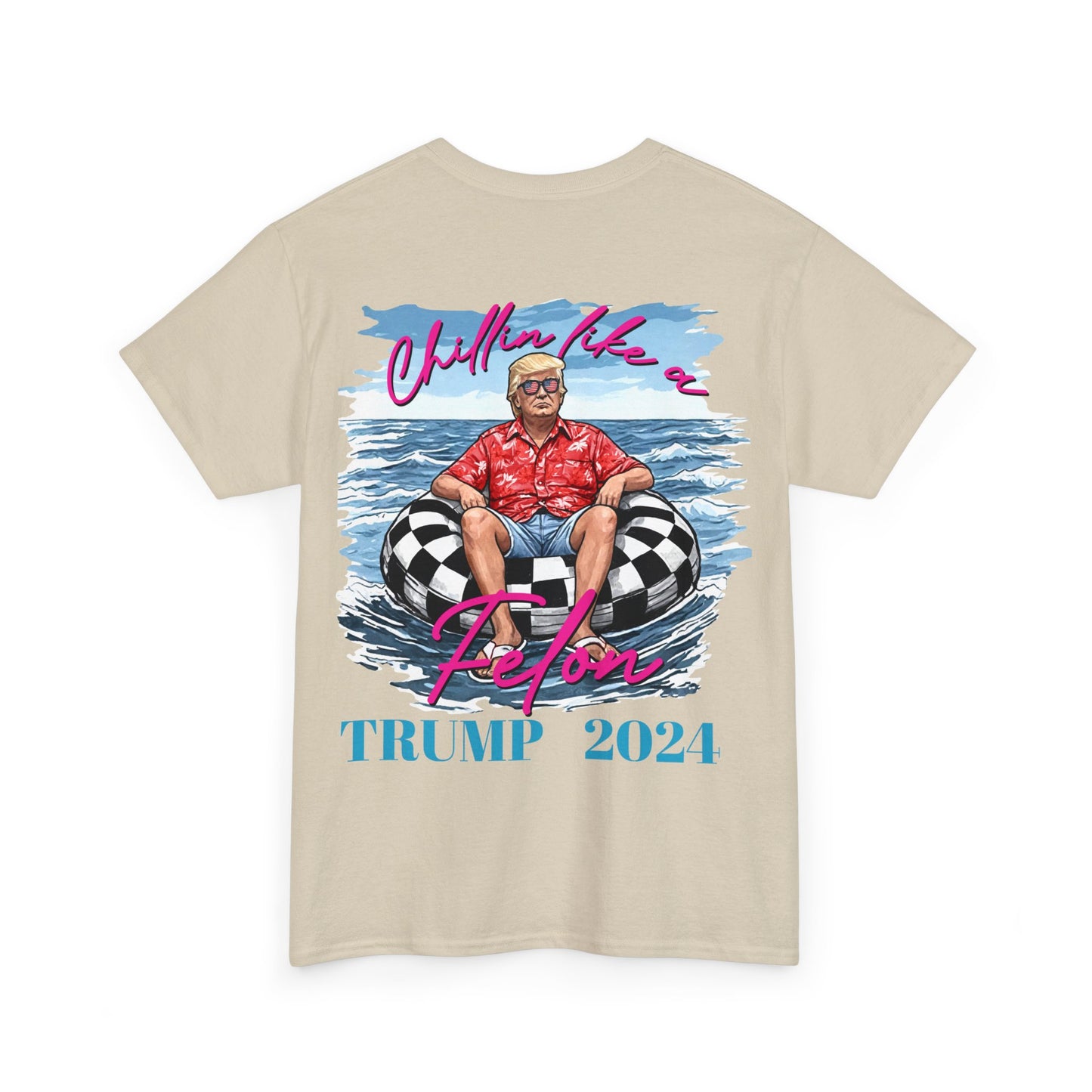 Chillin Like a Fellon! Trump 2024 T-Shirt cotton