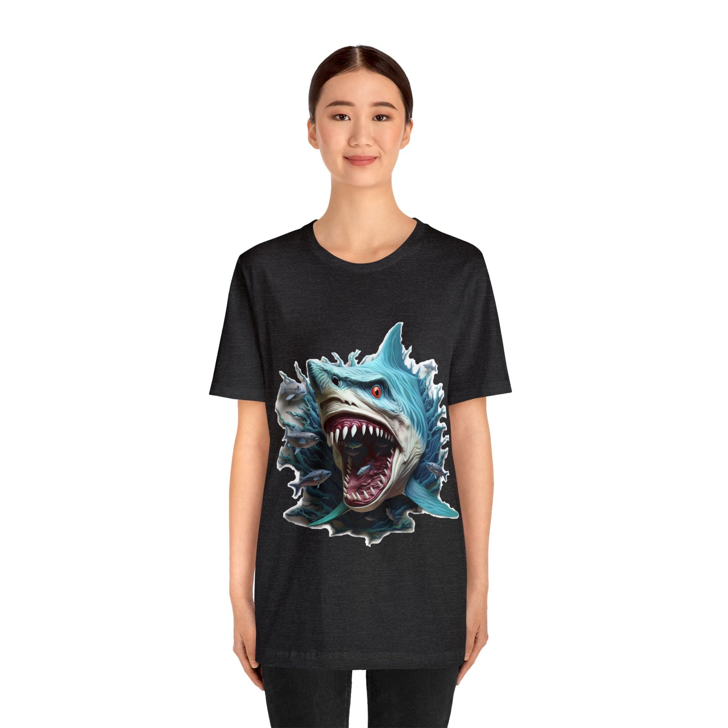 Shark attach 3D T-Shirt